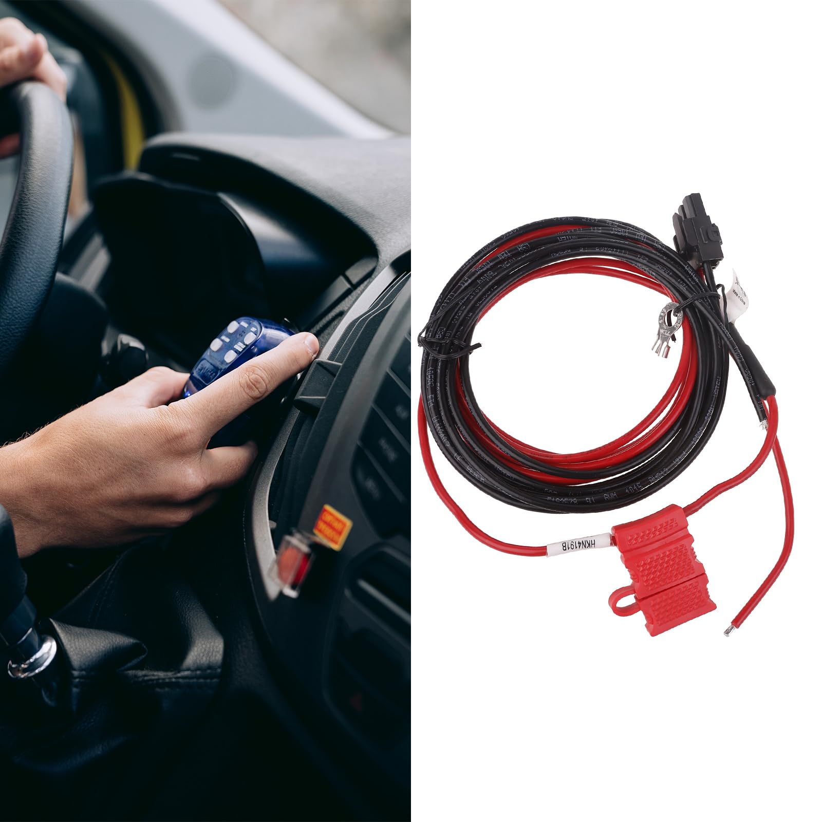 Vdaxvme RKN4152A Charging Cable Two Way Radio Power Supply Switching Cable for R8200 SLR5300