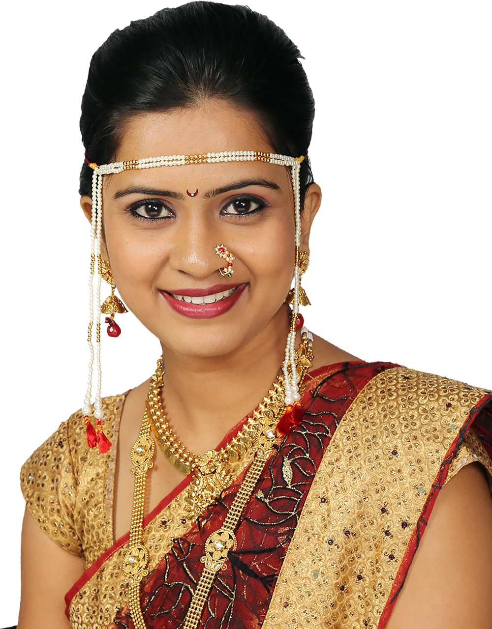 See full amazon price history chart for Anuradha Art Golden and Maroon Styled with White Beads Traditional Maharashtrian Mundavalya for Women Anuradha Art Golden and Maroon Styled with White Beads Traditional Maharashtrian Mundavalya for Women (B01IDGMRPI) Amazon Price History, Amazon Price Tracker