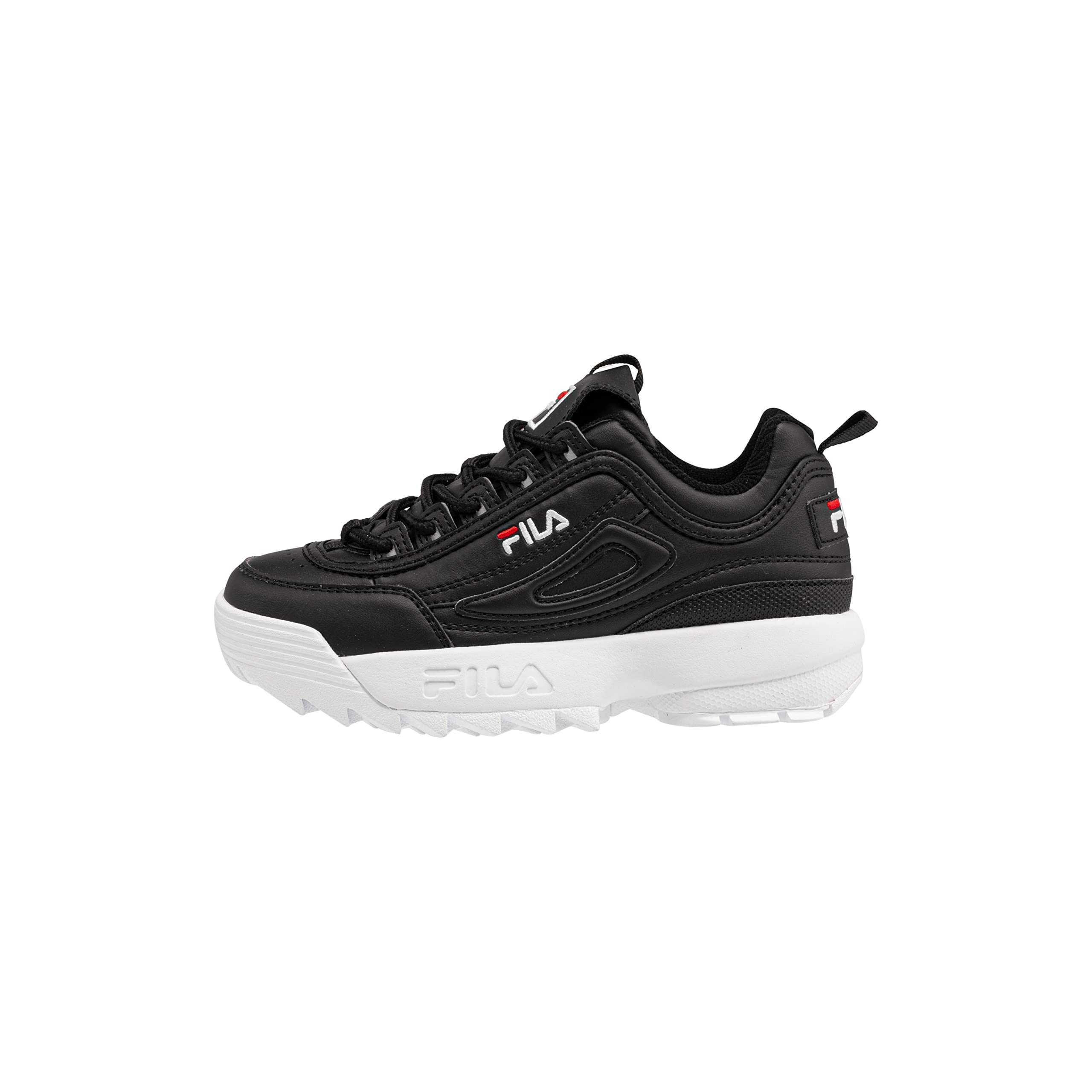 Fila Unisex Kids Disruptor Sneaker, Black, 12 UK Child