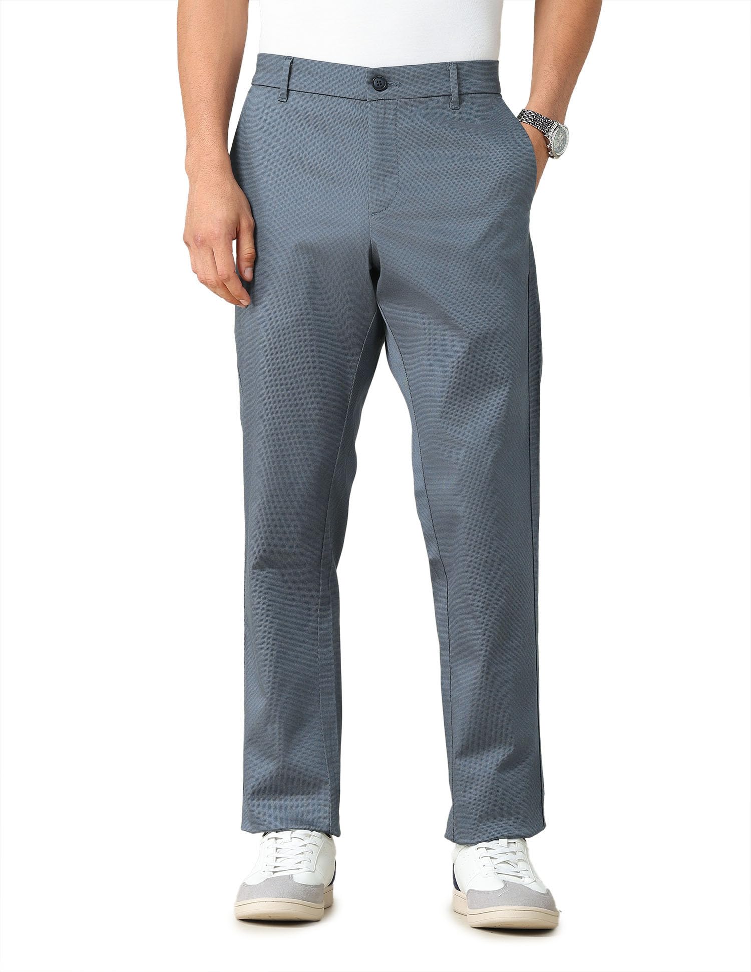 u.s. polo assn. Denver Slim Fit Dobby Trousers-picture-26