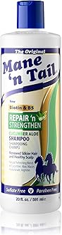 Repair 'n Strengthen Shampoo with Cucumber, Aloe & Biotin (20 Oz) | Sulfate-Free, Paraben-Free, Vegan Formula to Strengthen, Repair & Promote Healthy Hair Growth