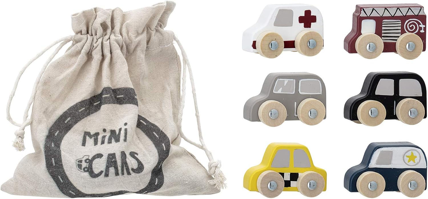 Bloomingville MINI Mini Car Set, Set of 6