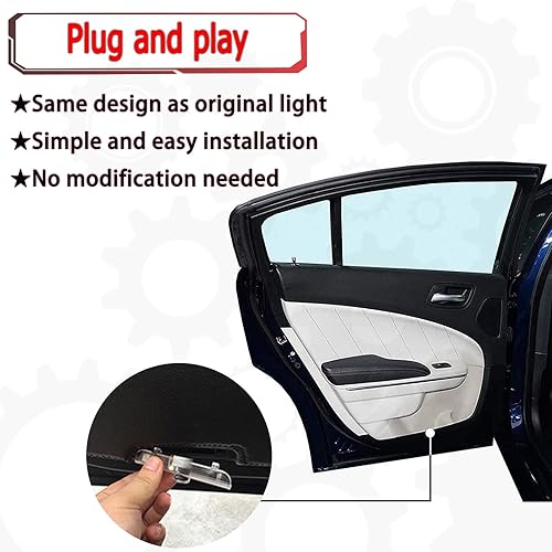 Miniatura 6 de Proyector LED de logotipo para puerta de automóvil, luz fantasma, compatible con QX56 2004-2010 QX60 2014-2017 JX35 2013-17, accesorios para coche,