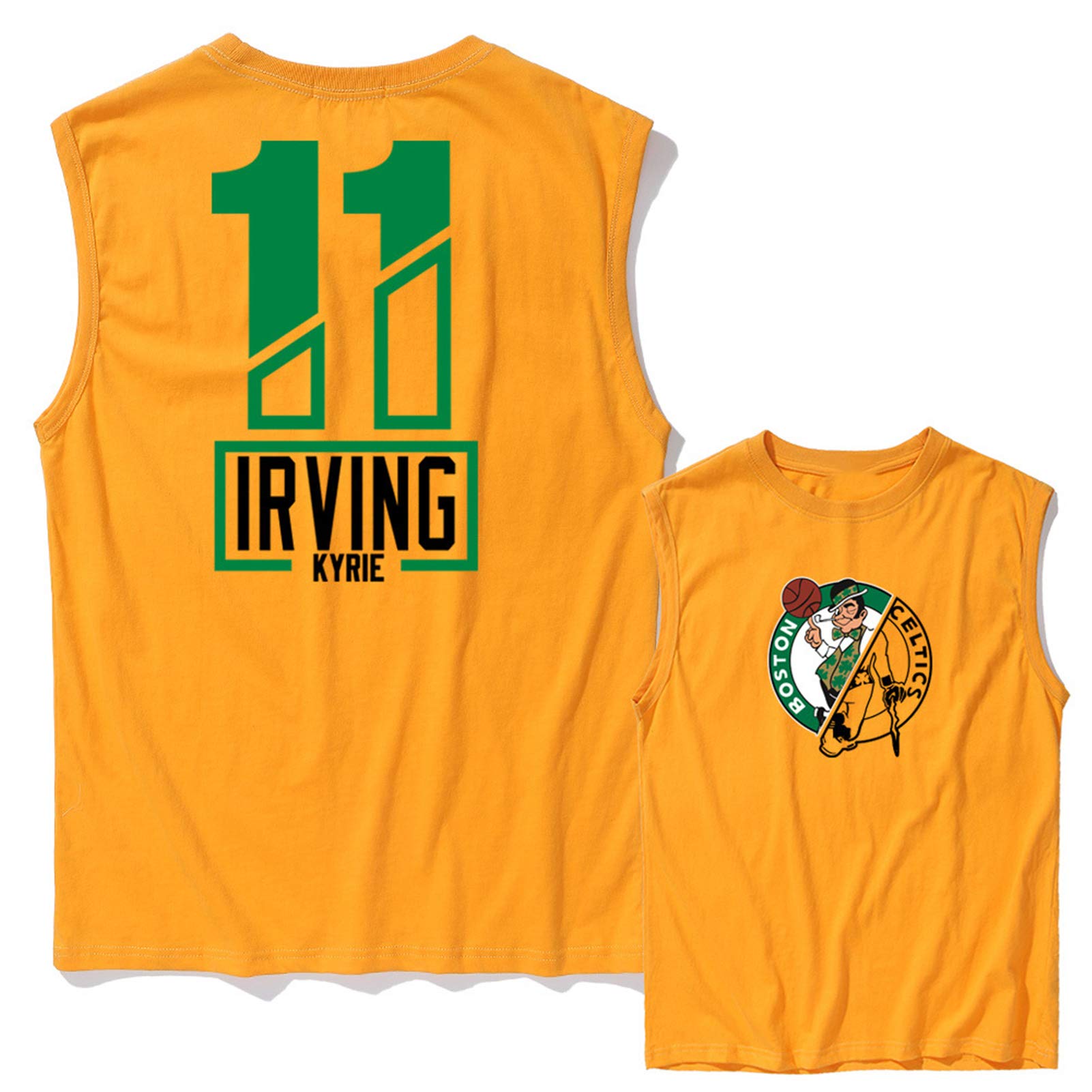 Amazon Co Jp 11 私は90年代のヒップホップファッションバスケットボールジャージのためのtシャツtシャツtシャツ Yellow Xl 服 ファッション小物