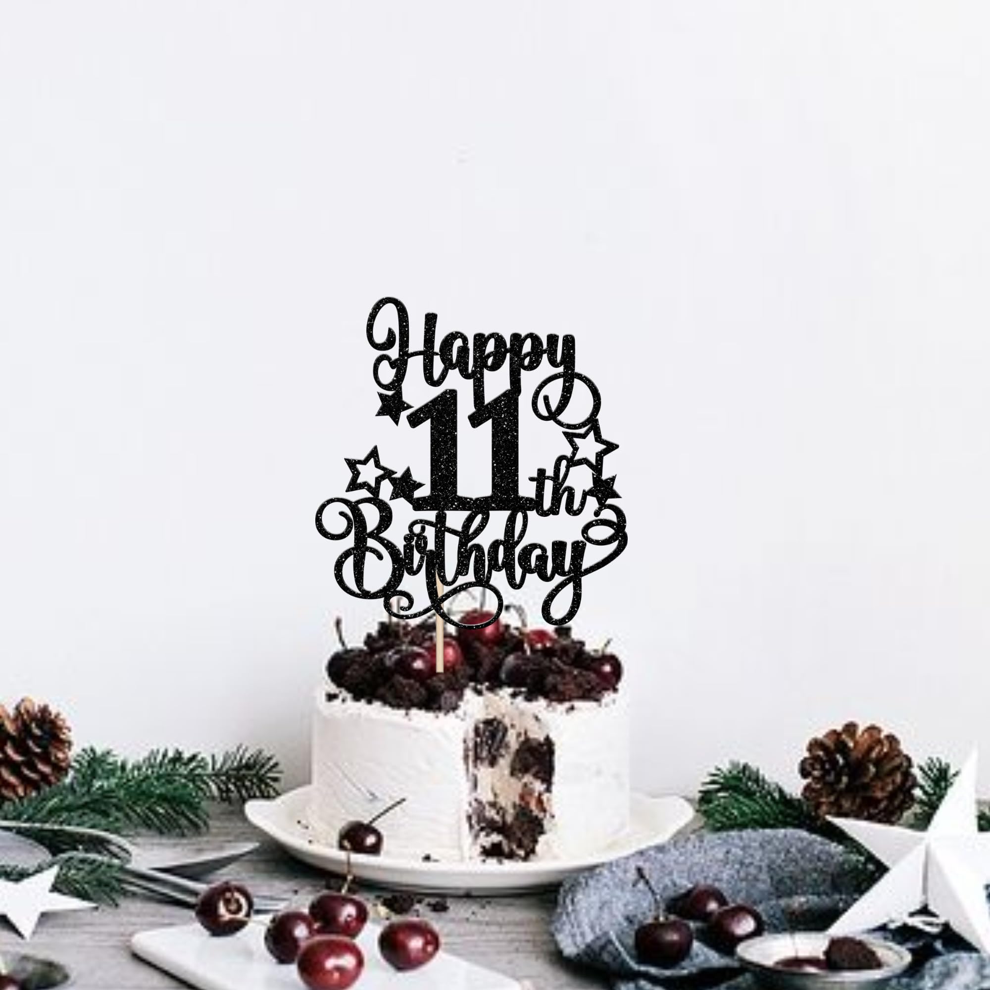 Pastel De Feliz Cumpleaños Número 11