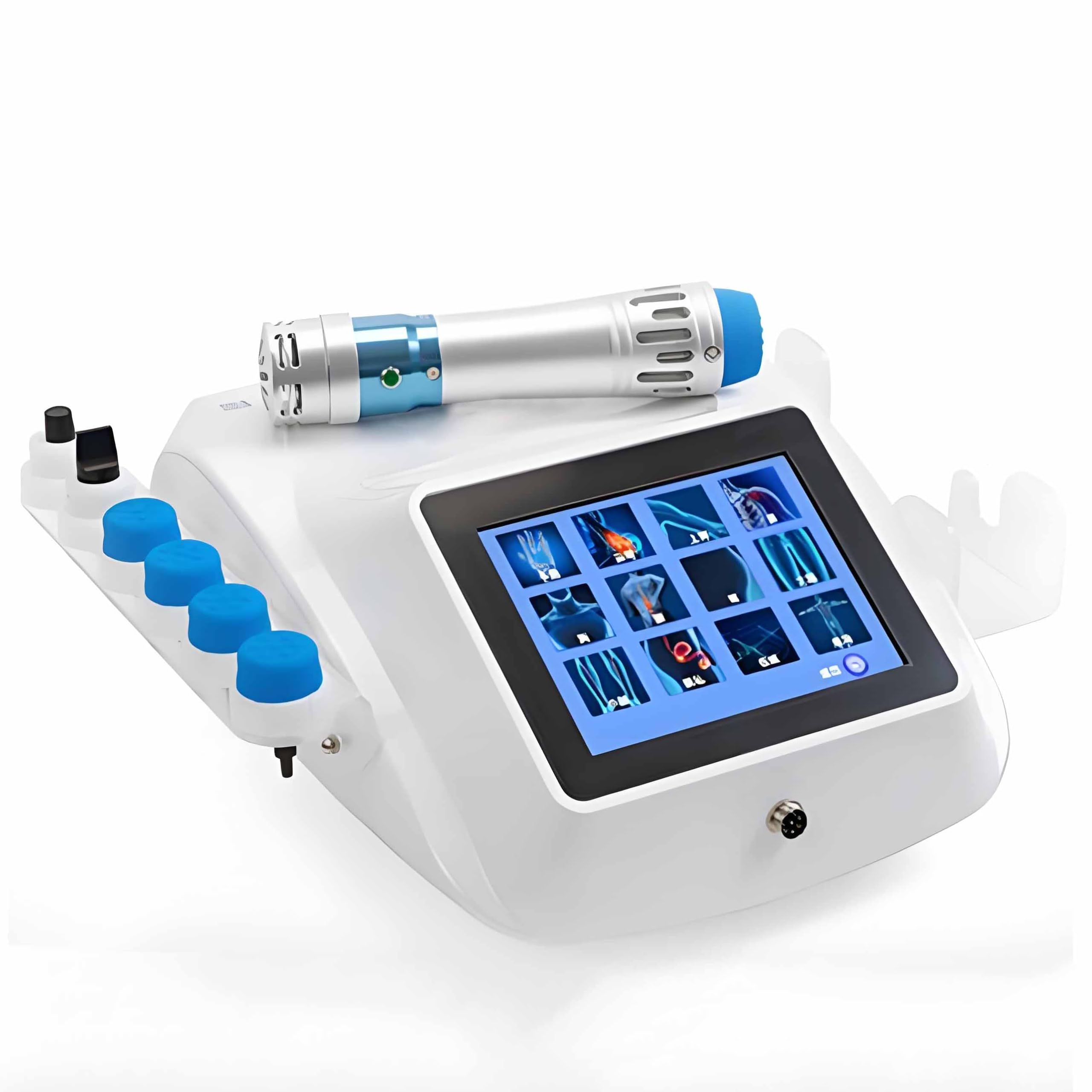 Máquina Terapia Ondas de Choque Fisioterapia con 7 Cabezales de Masaje
