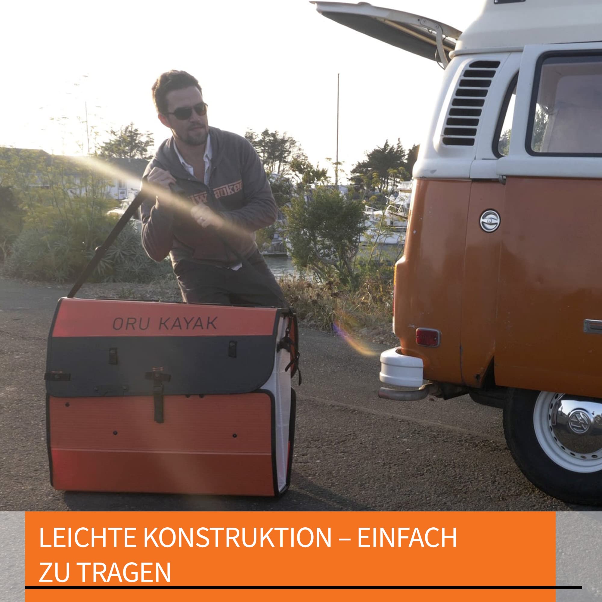 Oru Kayak Faltbares Kajak Haven TT - 1-2 Personen - Stabil, langlebig, leicht – Anfänger, Intermediär – Freizeitpaddeln auf Seen, Flüssen, Meeren – Größe (aufgebaut): 490 x 84cm, Gewicht: 18,6kg