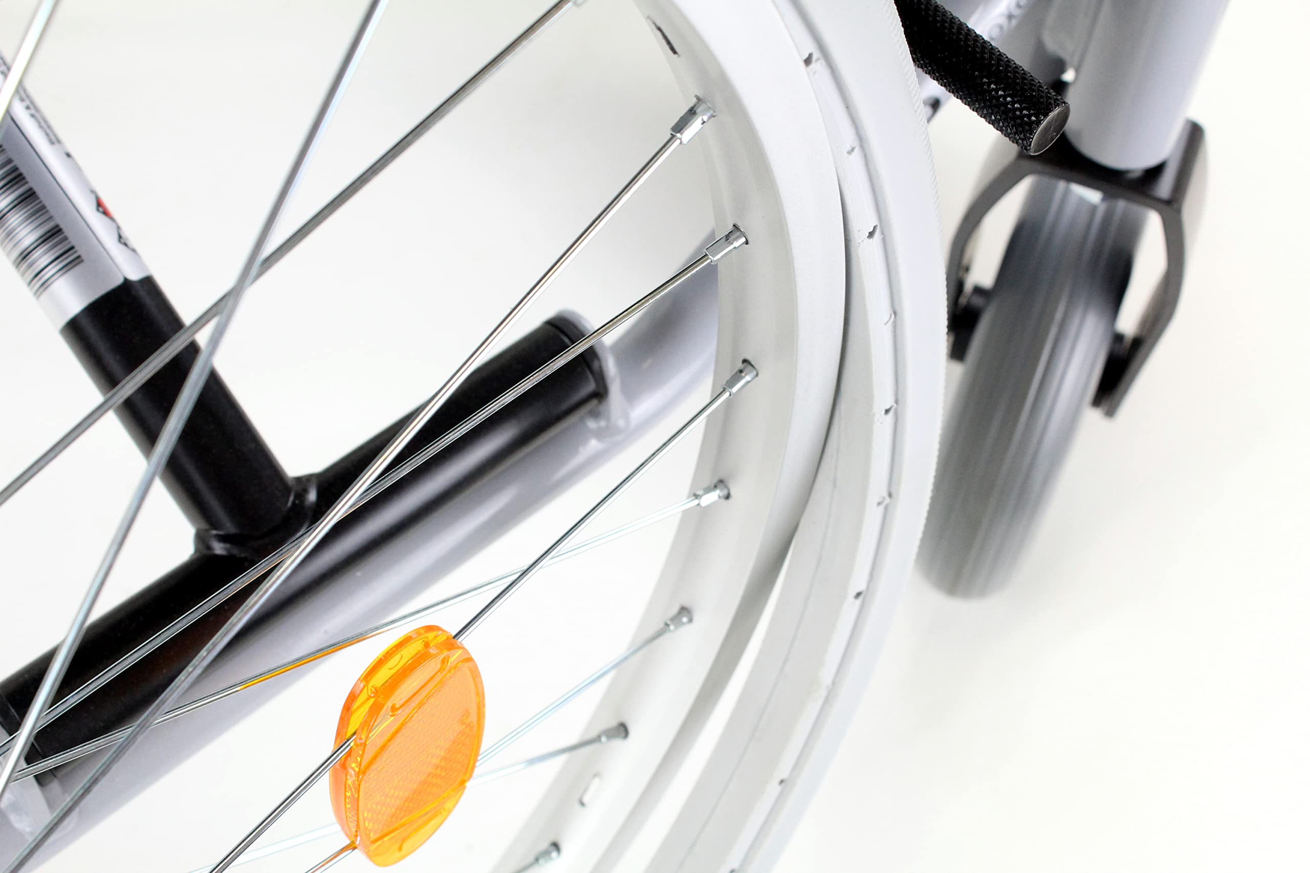 Pneumatico Copertone Pieno In Poliuretano Ad Alta Scorrevolezza 24x1 25 540 Nero Copia - Foto 3