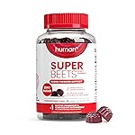 Humann SuperBeets Heart Gummies - Beet Gummy with Energy Support, Grape Seed Extract & Beetroot Powder, Sugar Free - Pomegranate Berry Flavor, 60 Count