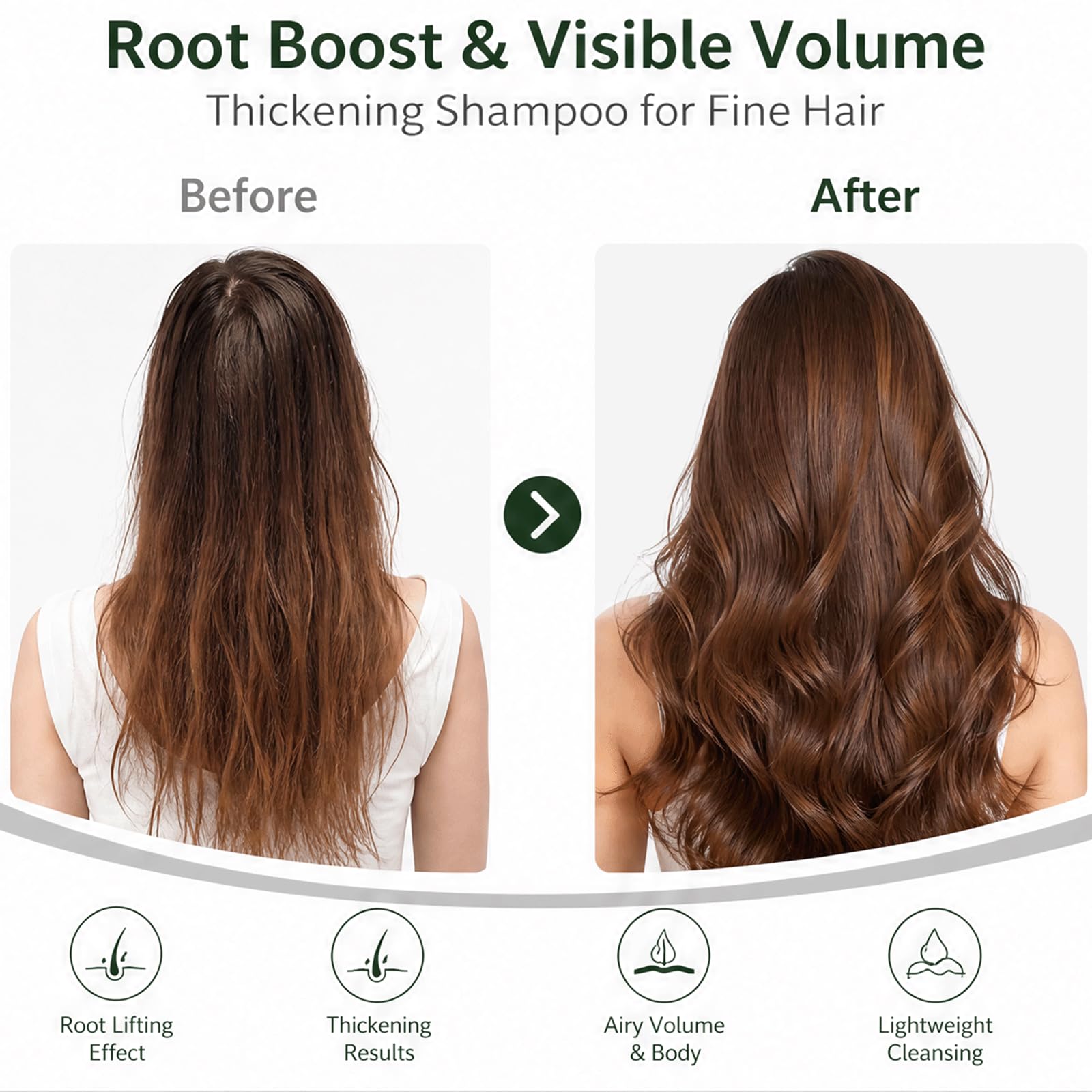 Batana Oil Rosemary Imbirowy Szampon Volumizing Thin Hair Root Boost - Naturalny ziołowy szampon zagęszczający dla kobiet, Delikatna roślinna codzienna pielęgnacja skóry głowy, (5 szt)