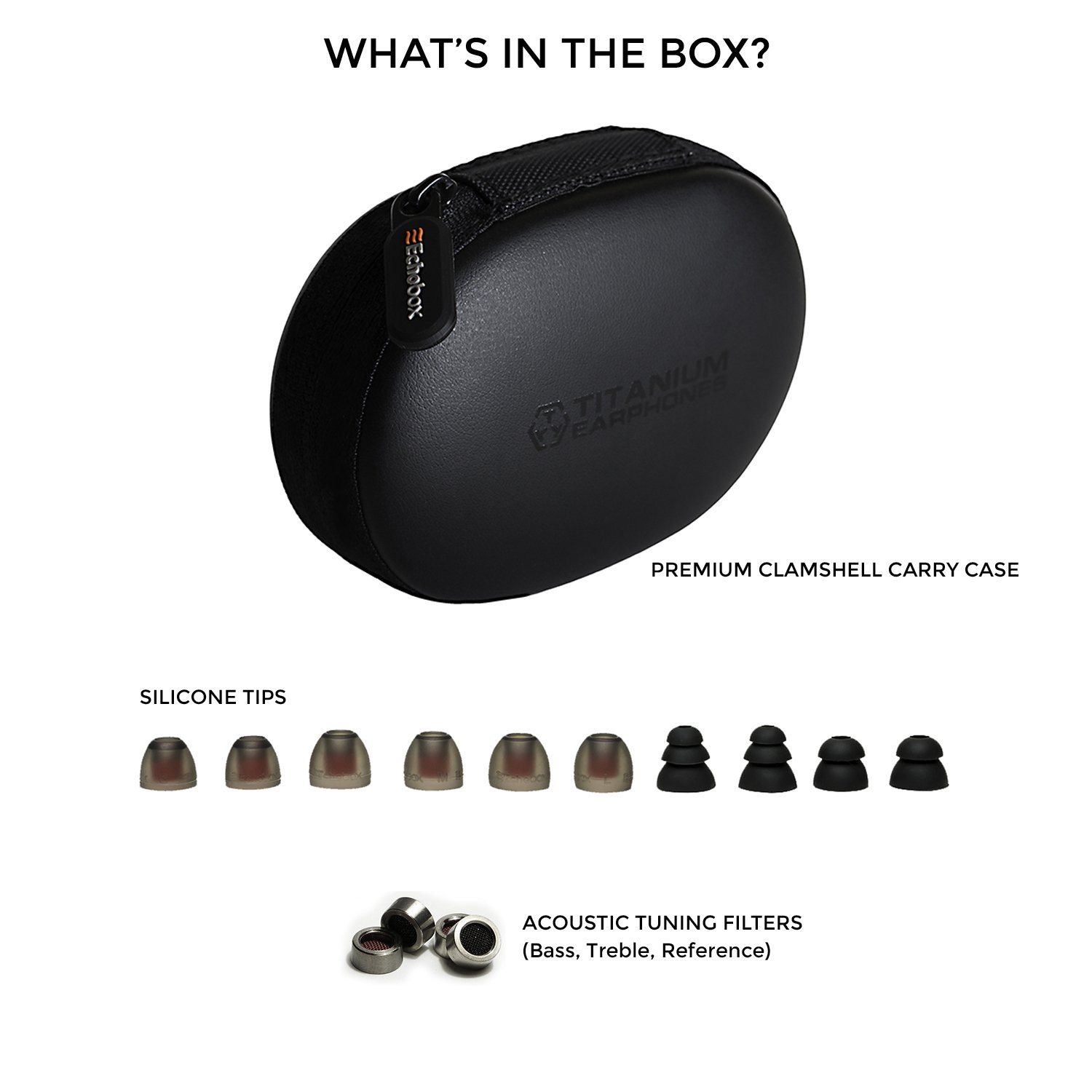 Amazon.co.jp: Echobox Finder x1 High Fidelityチタンインイヤ