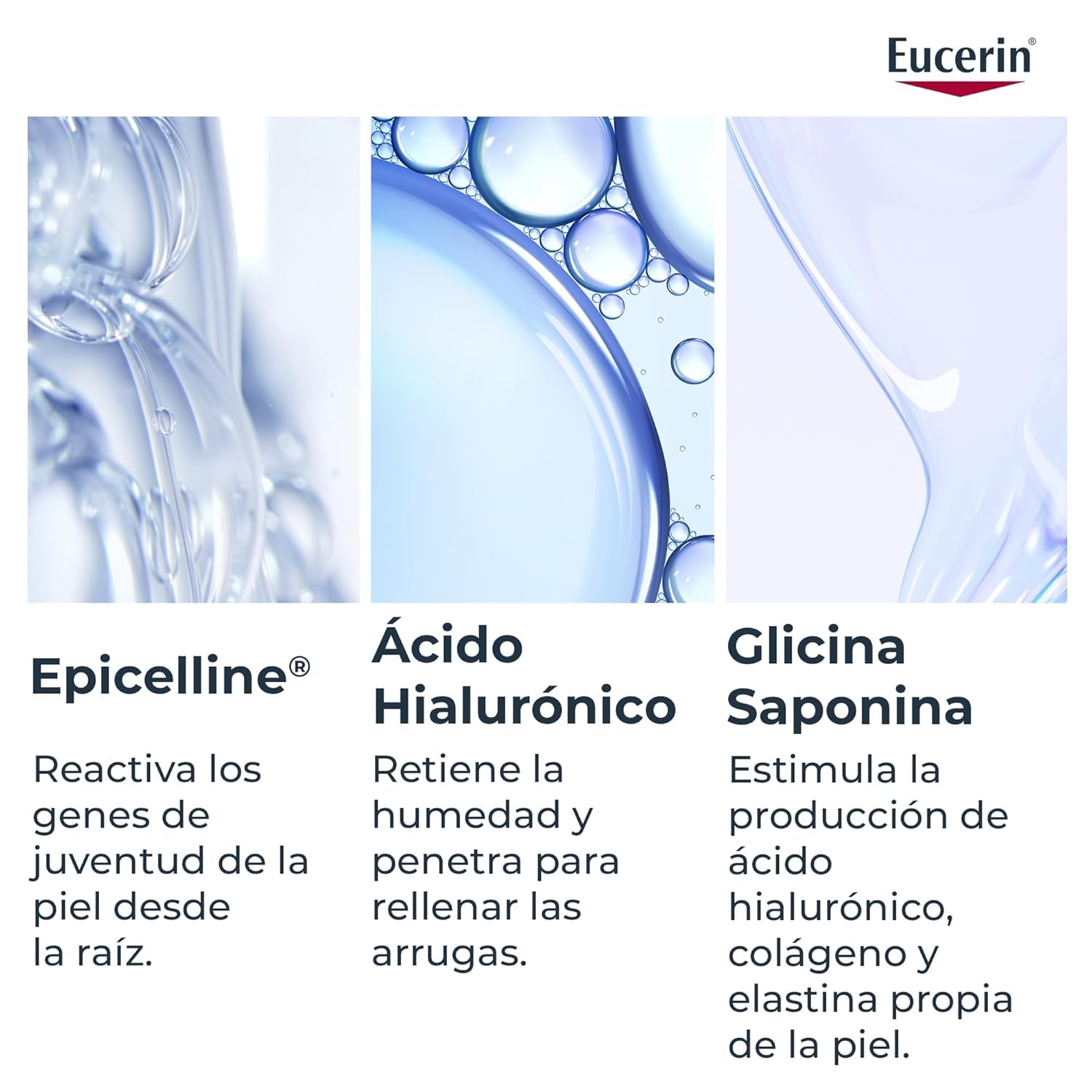 Eucerin Hyaluron-Filler Epigenetic Serum (30 ml), sérum antiedad que corrige los 10 signos del envejecimiento, con Ácido Hialurónico y Epicelline para un aspecto más joven que tu edad real
