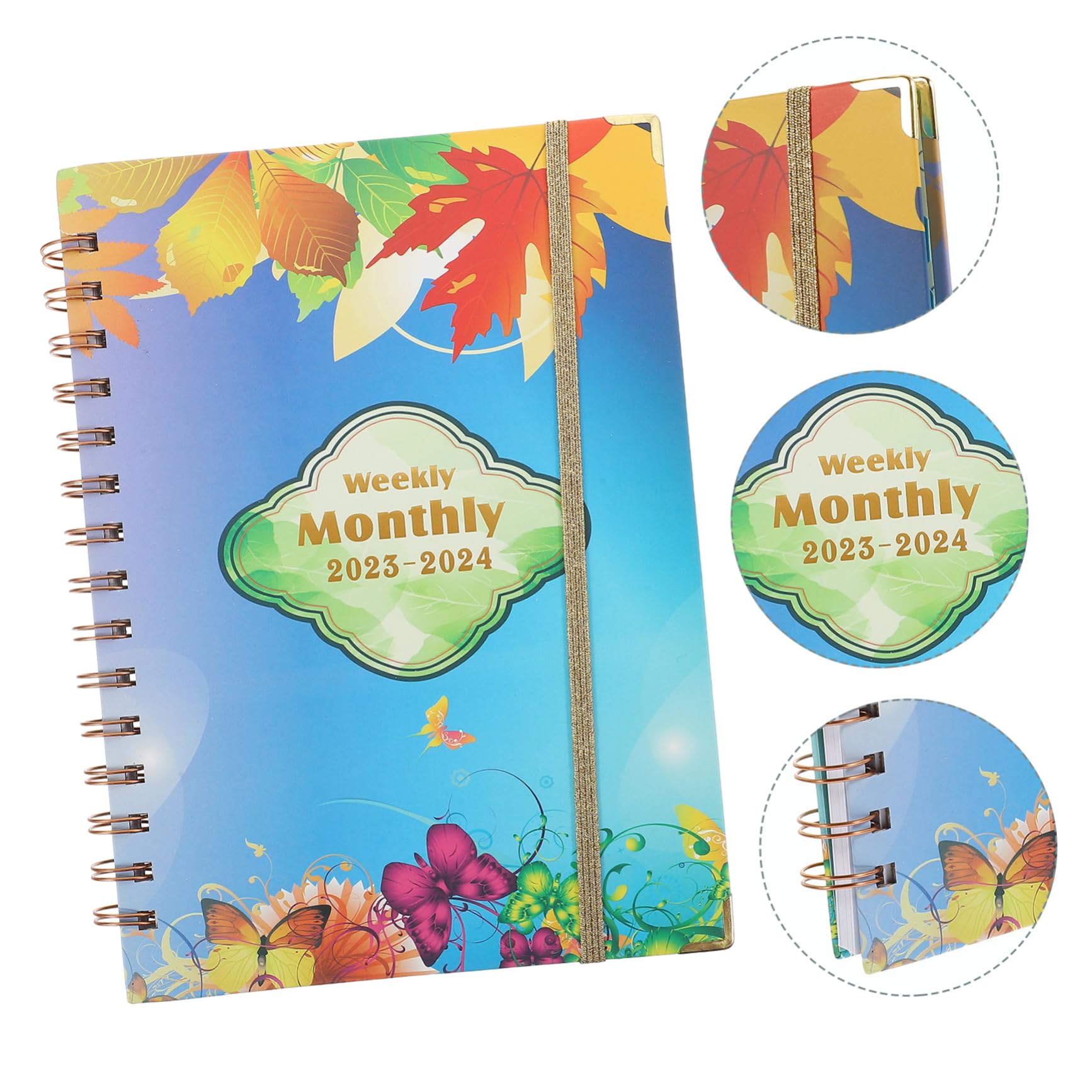 VILLCASE 5pezzi Agenda Settimanale Planner Accademico Per Programmazione Giornaliera Design e Scuola