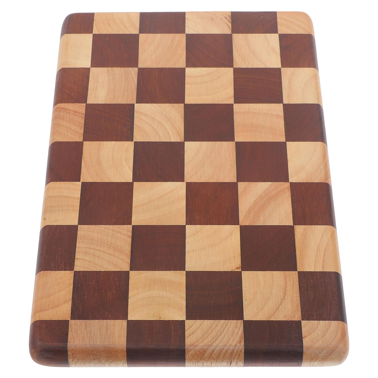Planche à découper en bois massif damier DOITOOL haute résistance
