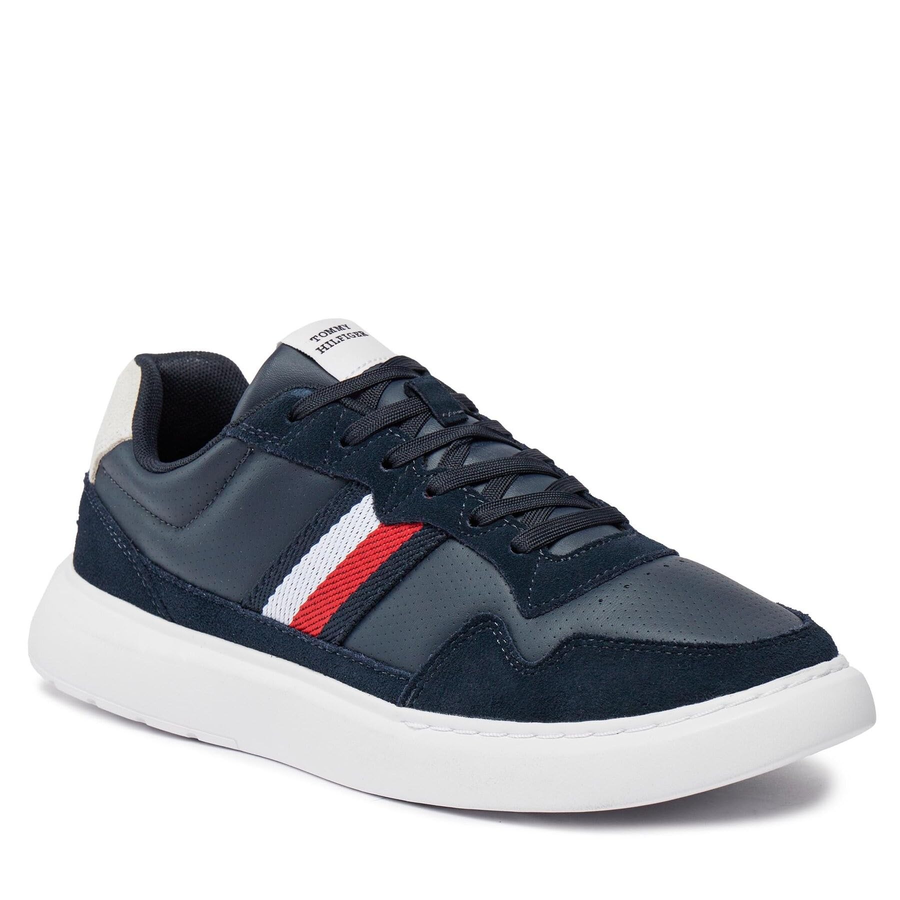 Tommy Hilfiger Light Cupsole LTH Mix Stripes Fm0fm04889, Zapatilla con Suela Hombre