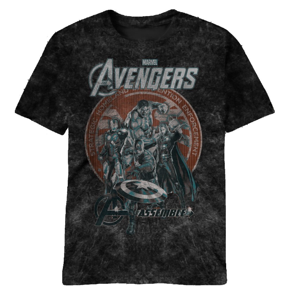 Avengers Movie Group Seal T-Shirt