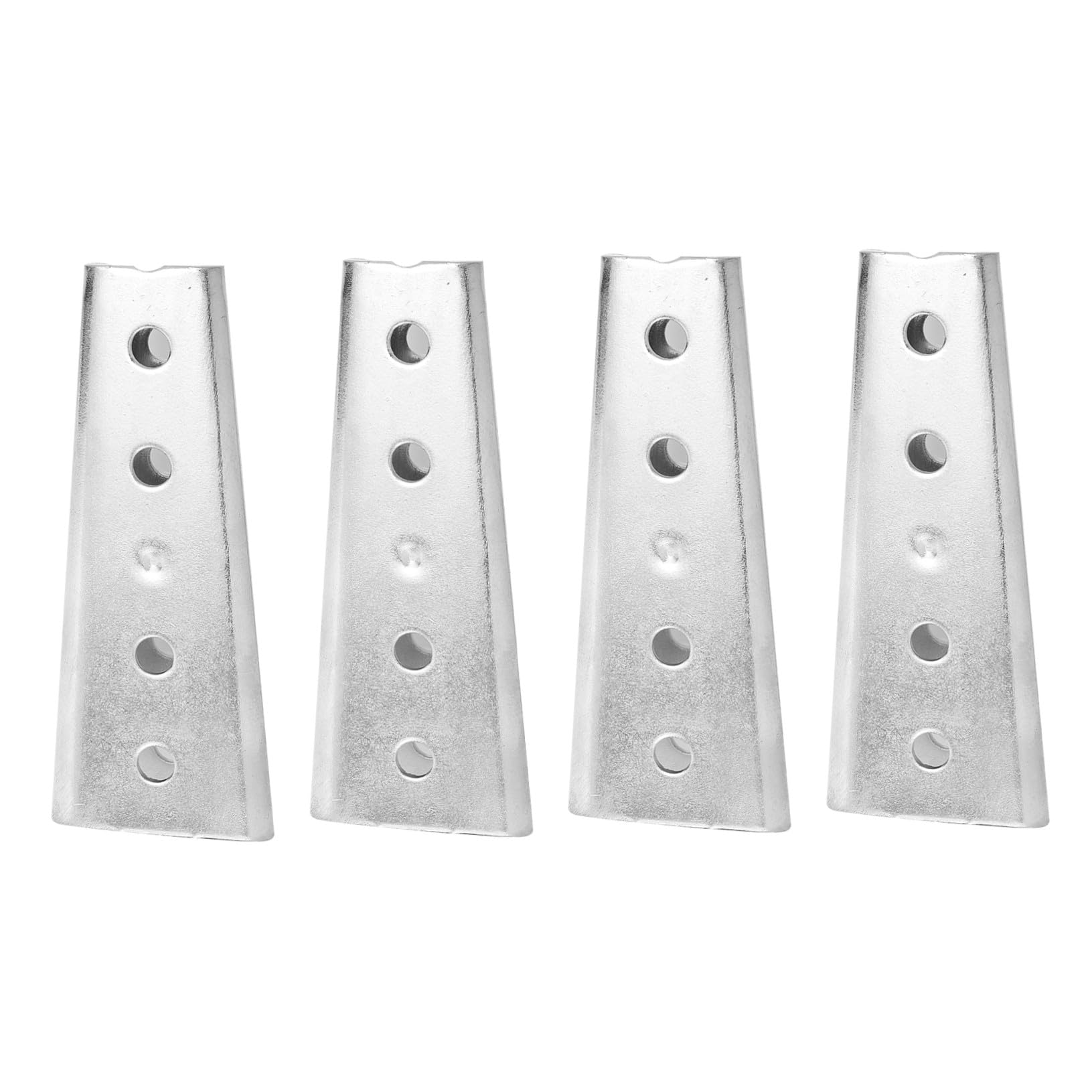 Sofaverbinder 4 Paar aus Eisen, Silberne Möbelverbinder für Sofa und Bett