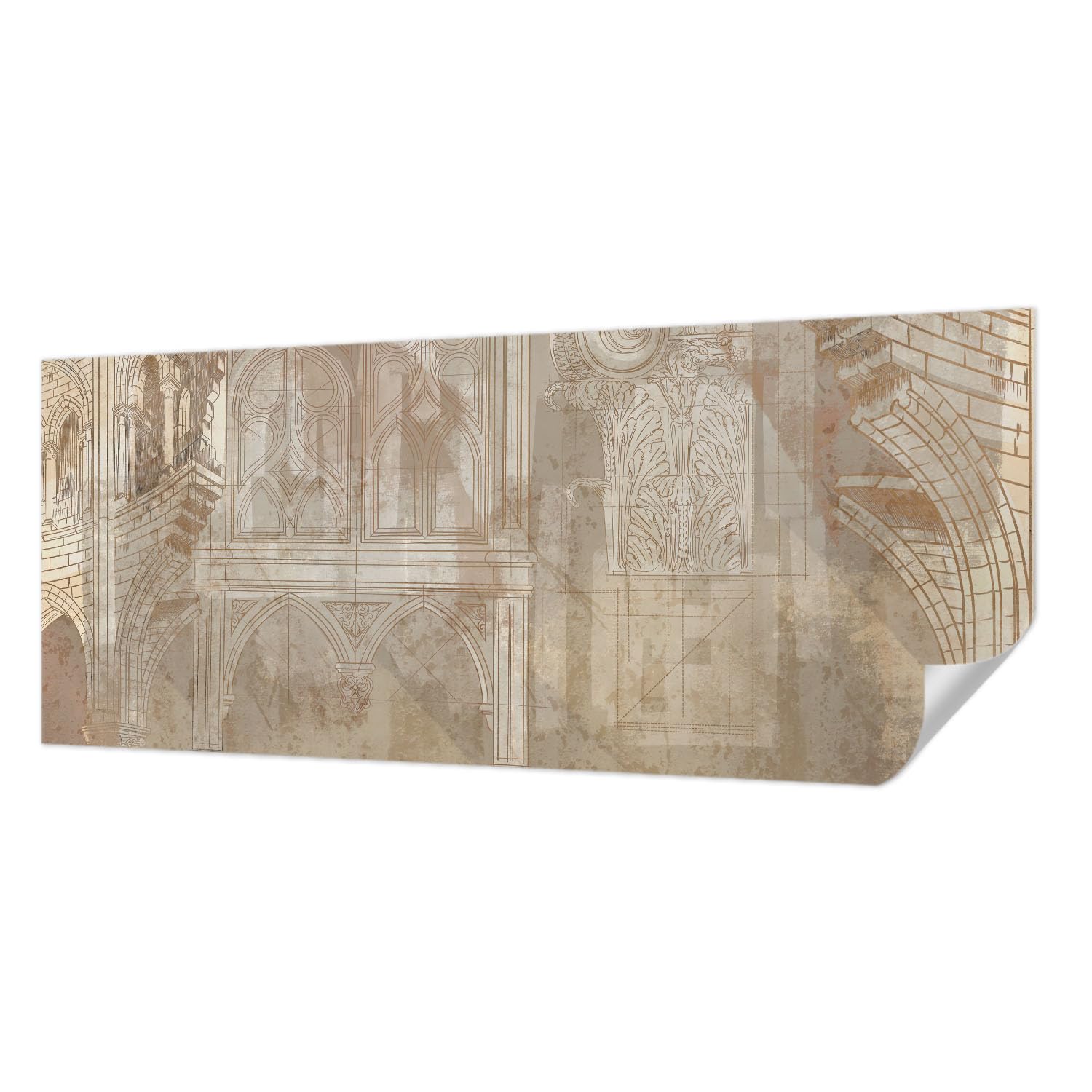 Papier peint adhésif panoramique Tulup pour sublimer le mur de la chambre