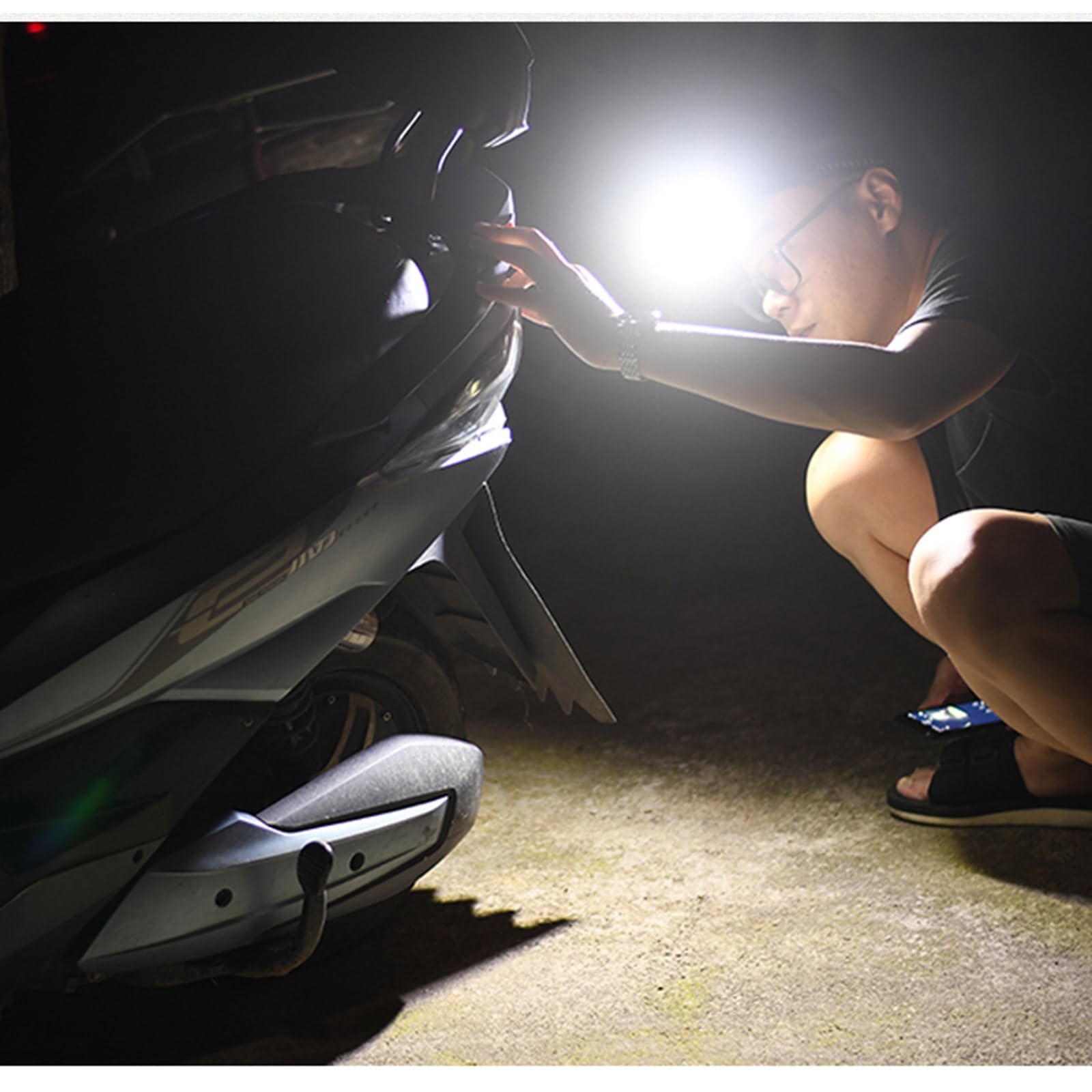 Lampe frontale running lampe frontale led Lampe frontale rechargeable ultra lumineuse pour adultes – Lampe frontale LED étanche avec chargement USB C – Parfaite pour le camping, la randonnée et l'util