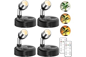 4 Pack Led Wireless Spotlight