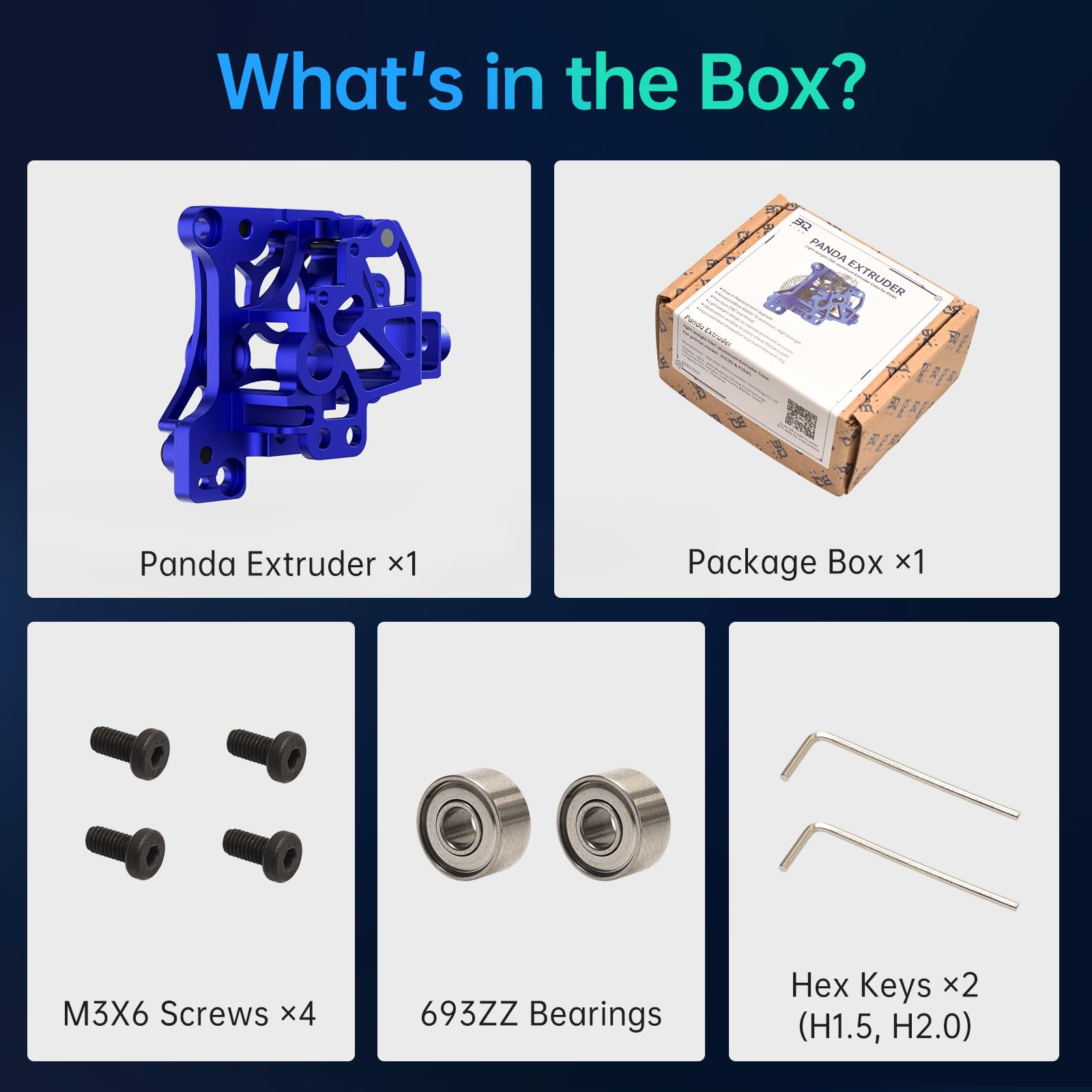 BIQU Panda wytłaczarka CNC kompatybilna z drukarkami 3D Bambu-Lab X1/P1 Series