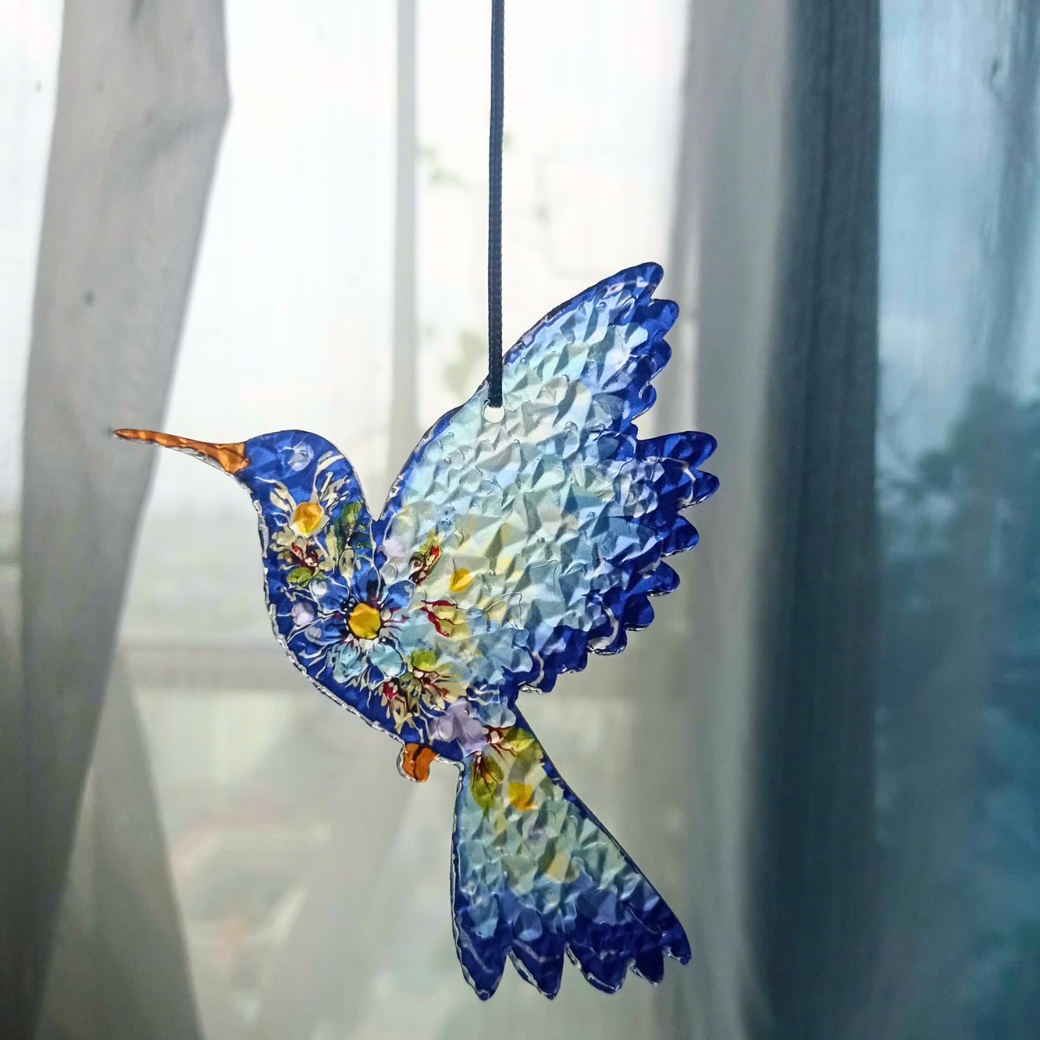 Hummingbird Gifts for Women – Hummingbird Suncatcher for Window – Acrylic Suncatcher Birds Decor – Gifts for Girls, Friends - Humming Bird Gifts Ideas - Valentines Tree Ornaments - Image 2