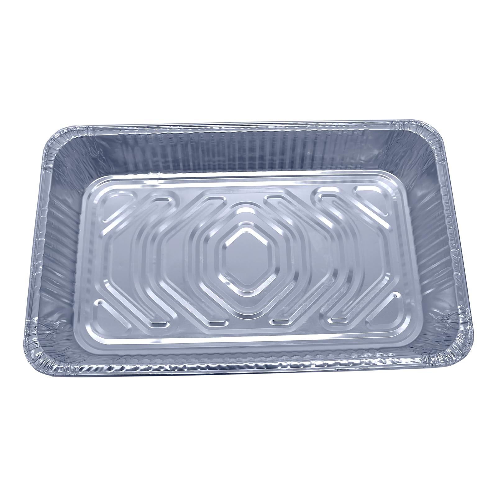 25 x Large Aluminium Foil Roasting Trays Full Deep Gastronorm 52 x 32 x 8cm – 9000ml, Recyclable, Oven & Freezer Safe, Sturdy Tin Foil Trays for Cooking, Baking, Roasting, BBQ & Meal Prep