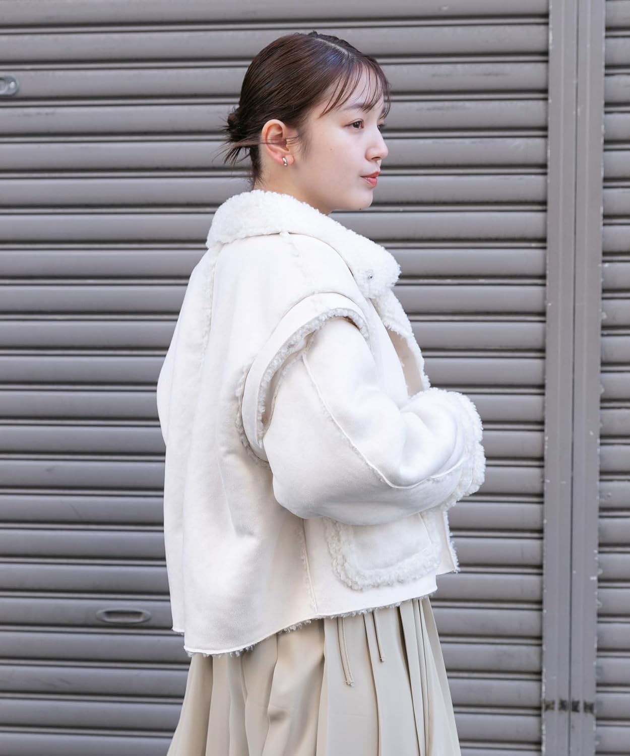 Amazon.co.jp: [ケービーエフ] ジャケット コート マルチWAYボア