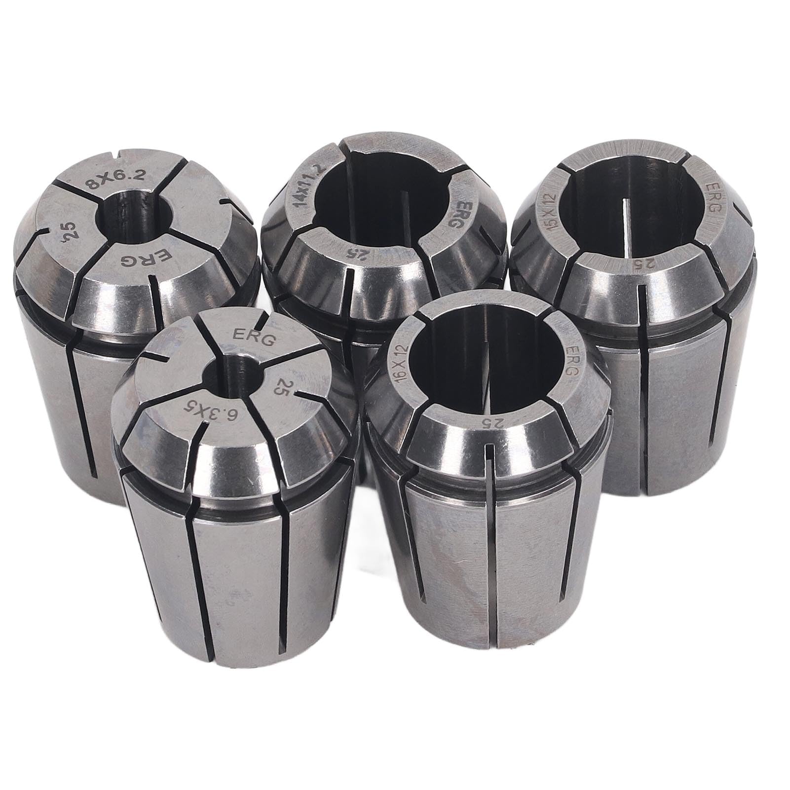 Juego de pinzas de resorte de 4 mandíbulas, acero al carbono, alta precisión, agarre seguro, versátil torno CNC, fresado, rectificado, herramientas de grabado para taller