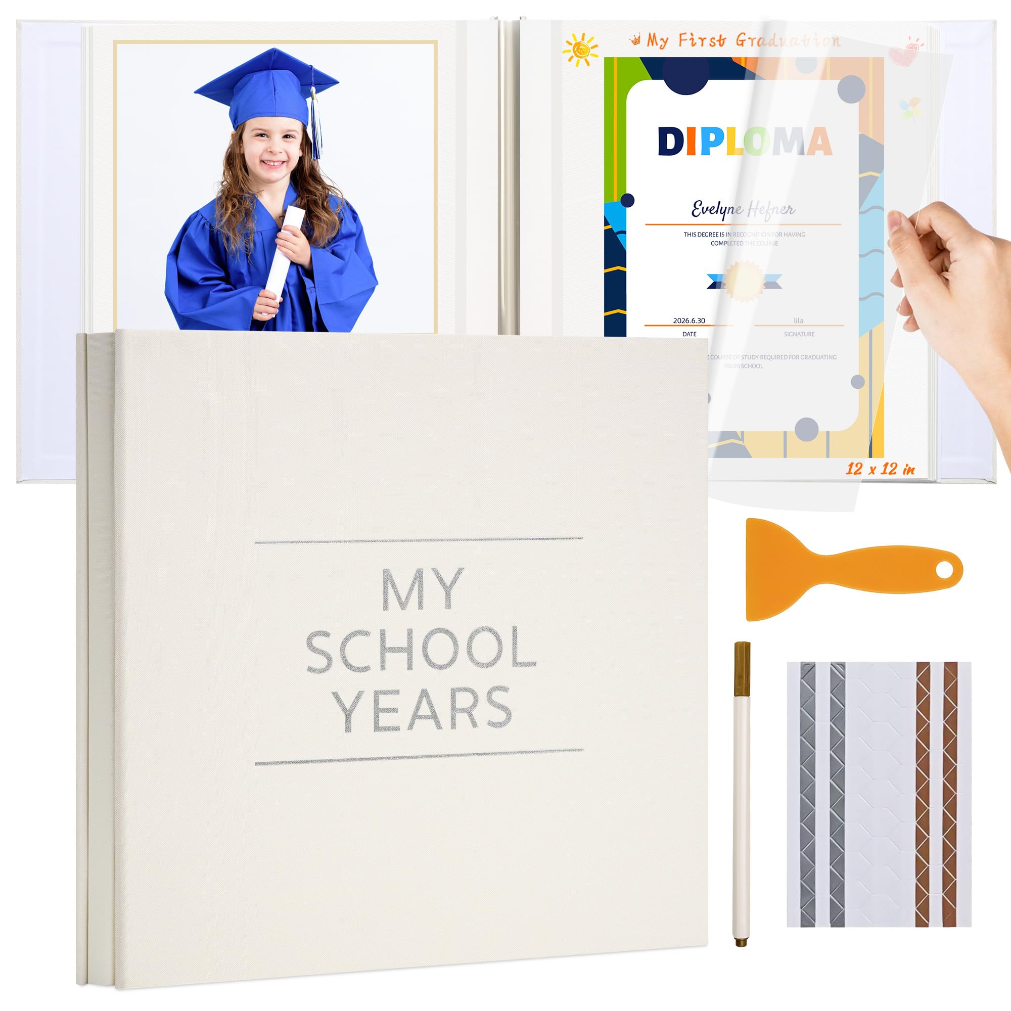 Photo 1 of Hiwhy Large School Photo Album, 12x12 Inch
