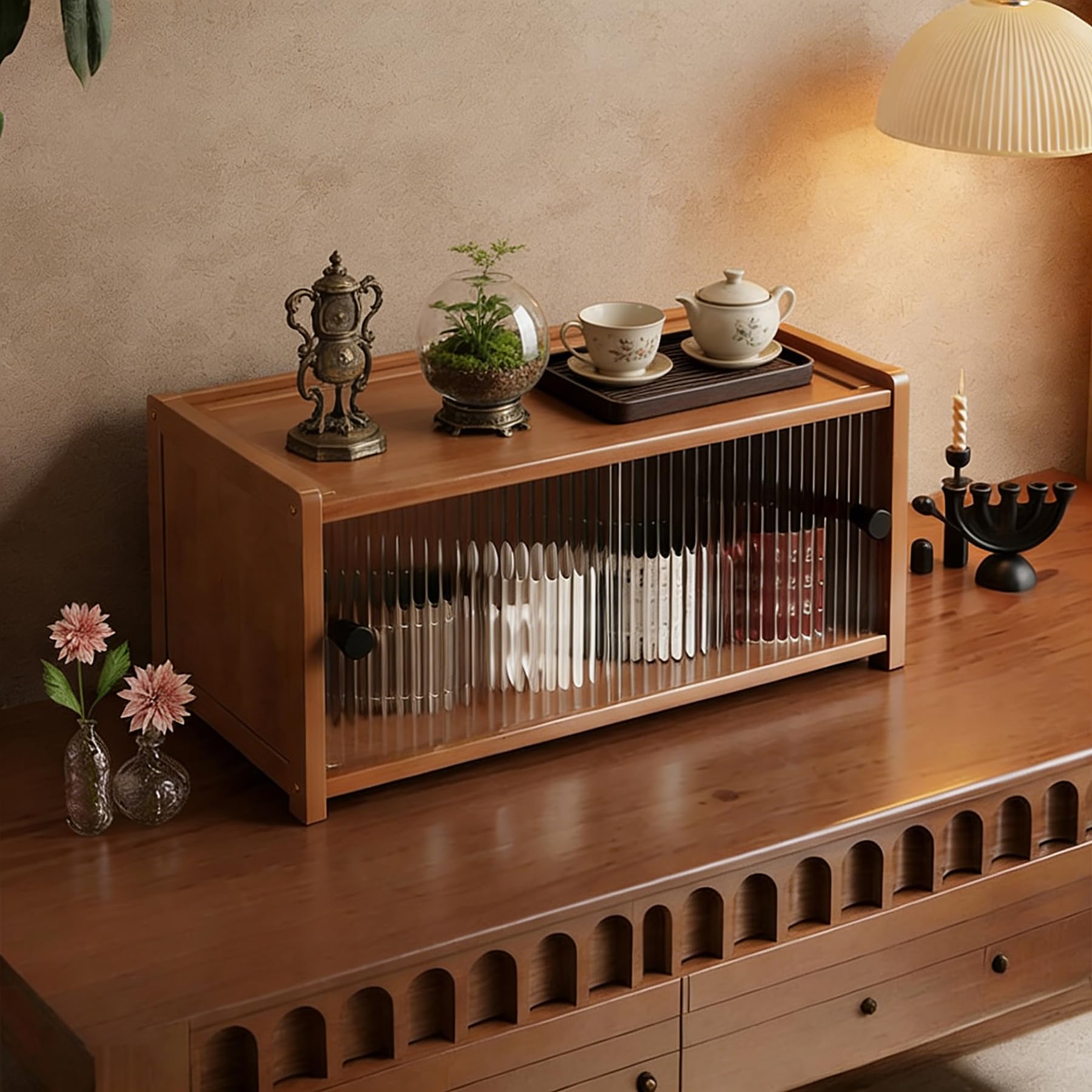 BHGFYXBS Kitchen Sto Cabinet Free Standing 3 Tier Pantry Sideboard With Cabinet Doors & Removable Shelves Versatile Countertop For Se Jars & Kitchen Tials 50Cm,1 Tier-40Cm,1 Tier-40cm