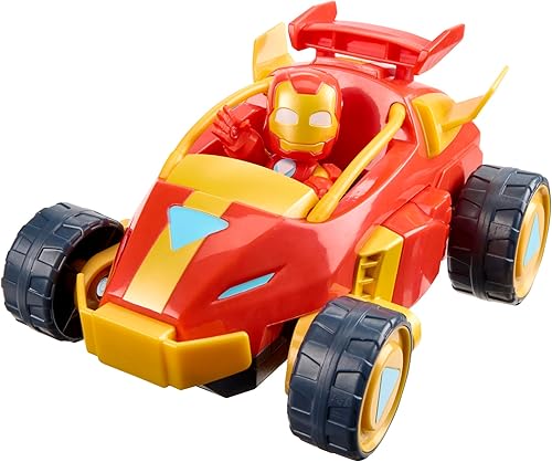 Miniatura 10 de Marvel Iron Man and his Awesome Friends 2 en 1 Mech Suit & Vehicle, juego de figura de acción y vehículo de juguete, juguetes de superhéroes a