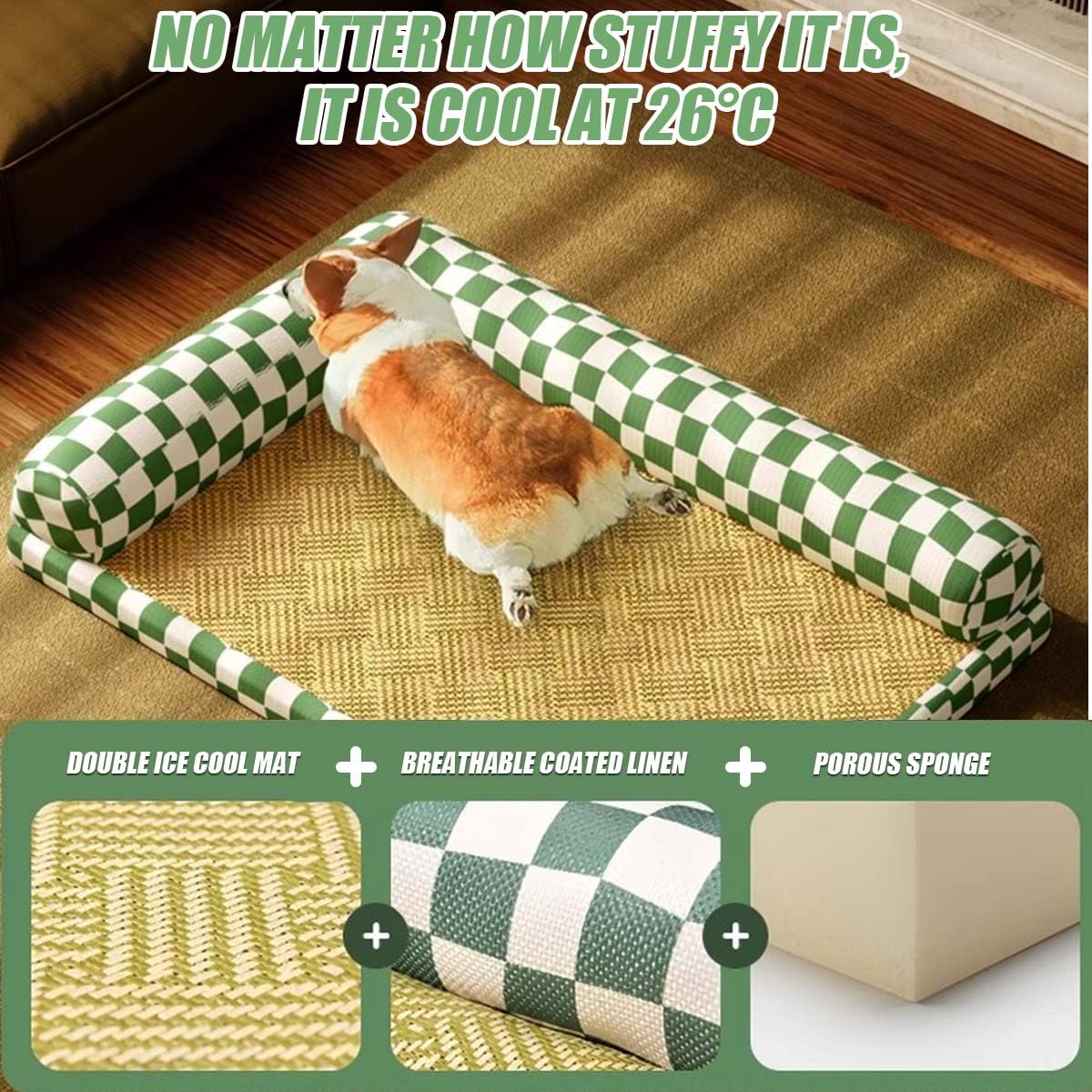 Alfombrilla de refrigeración para perros, manta de refrigeración reutilizable y no tóxica para mascotas, ideal para el hogar, el coche y los viajes