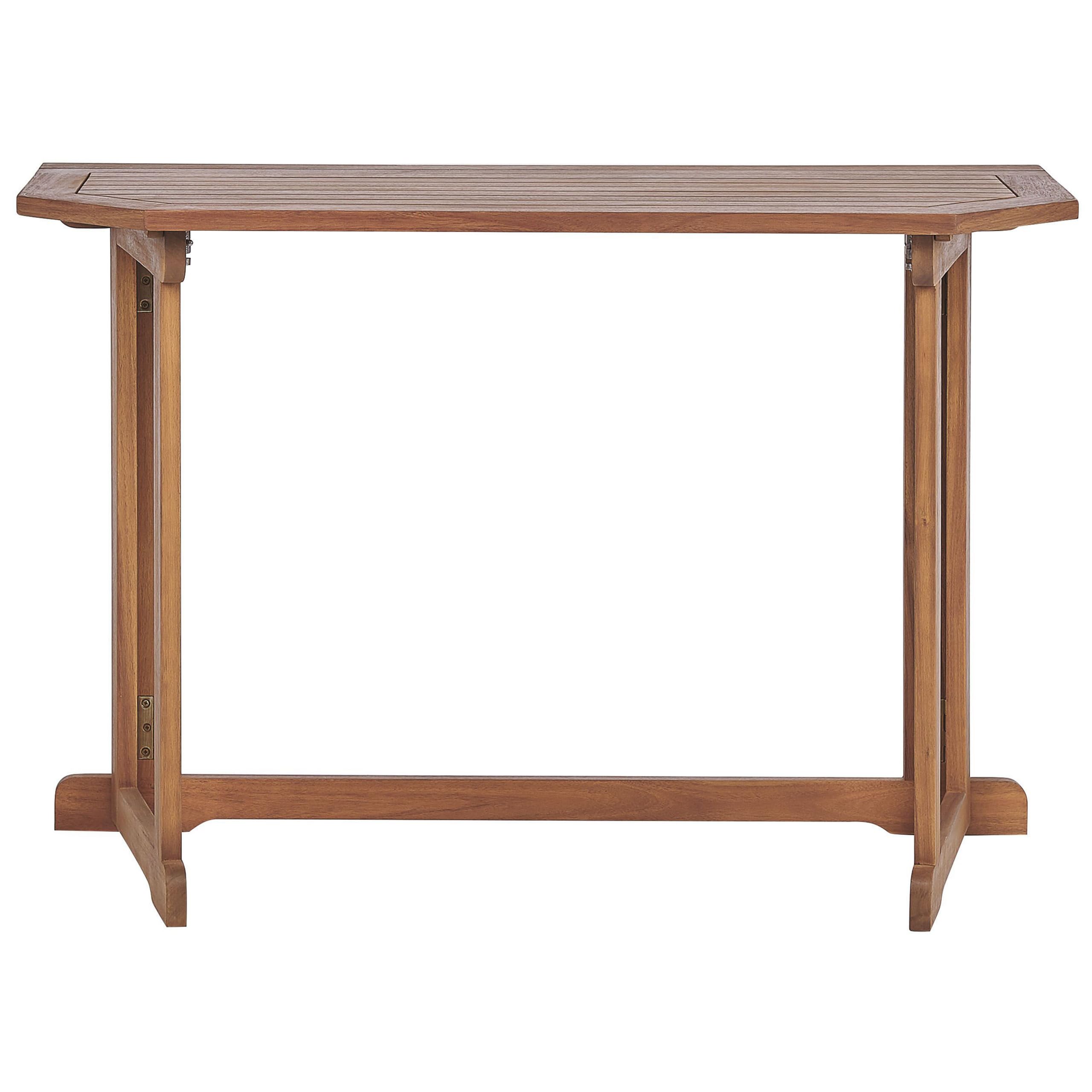 Balkontisch Akazienholz hellbraun 110 x 47 cm klappbar Landhausstil Treia