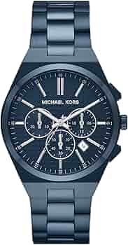 マイケル Amazon.com: Michael Kors Lennox Chronograph Blue Stainless Steel