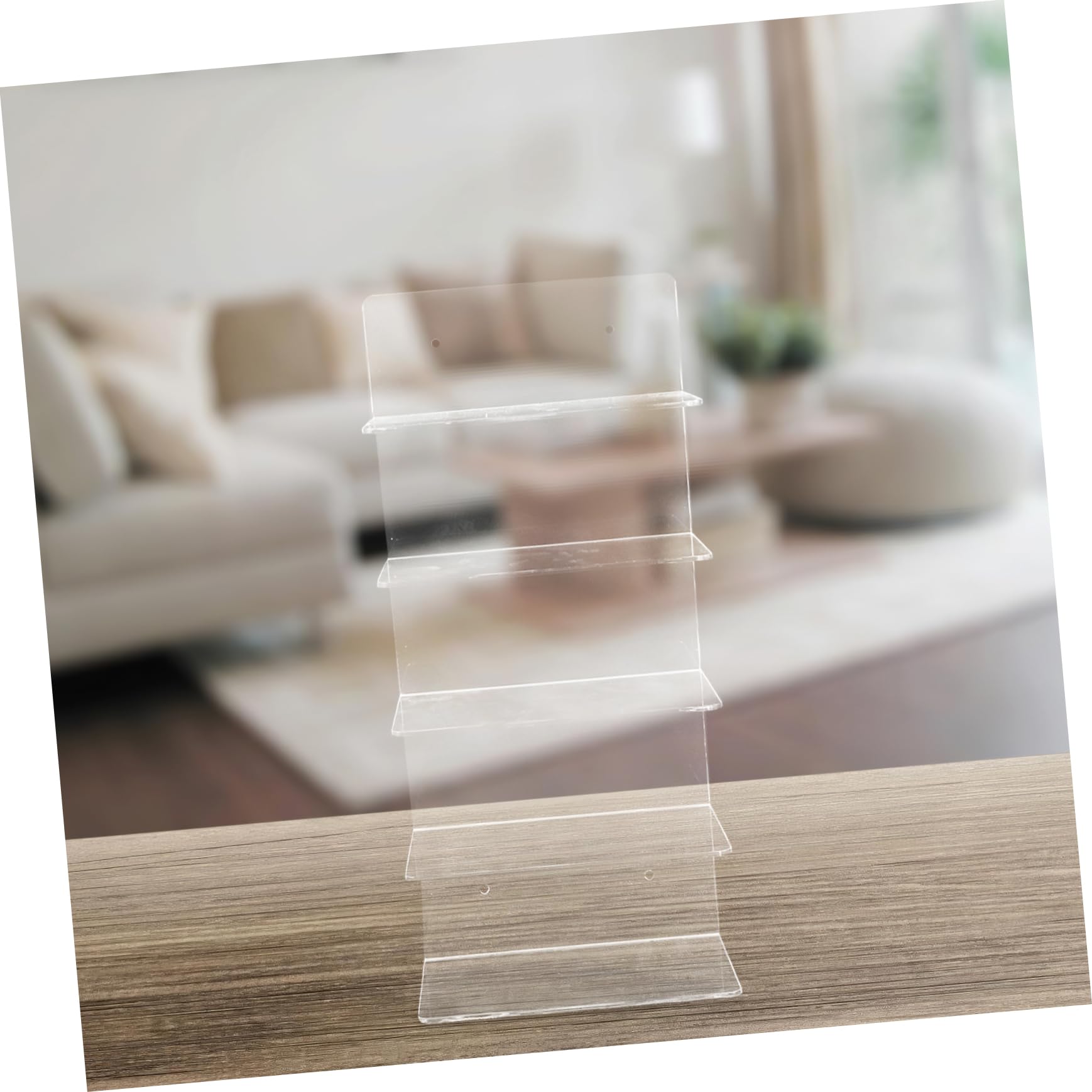 Espositore Occhiali in Acrilico Ripiani Portaocchiali da Parete Trasparente Organizer per Occhiali da Sole e Montature Supporto da Installare Facilmente