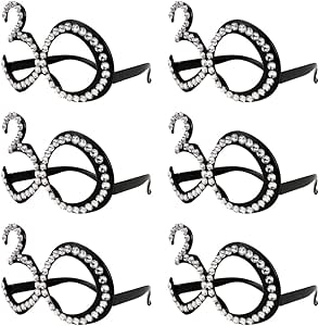 60th Anniversary Decorations Happy 60th Birthday Glasses Funny