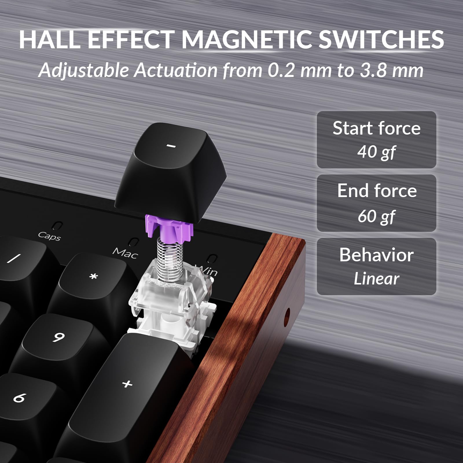 Amazon | Keychron K10 HE ホールエフェクトキーボード ワイヤレス