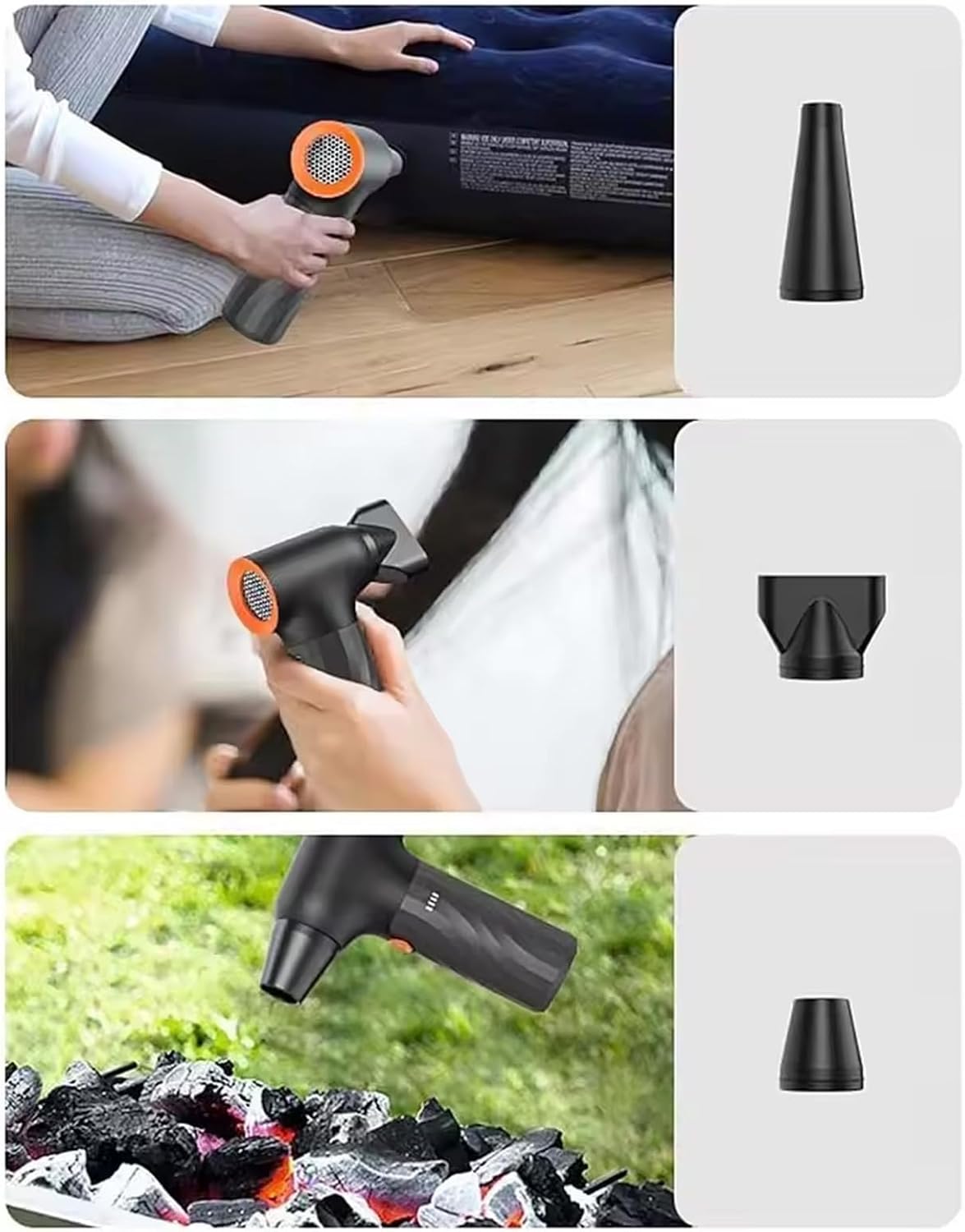 Powerful Ergonomic Blower 130000RPM Cordless Rechargeable for Automotive Household Use Electric Air Blower Duster