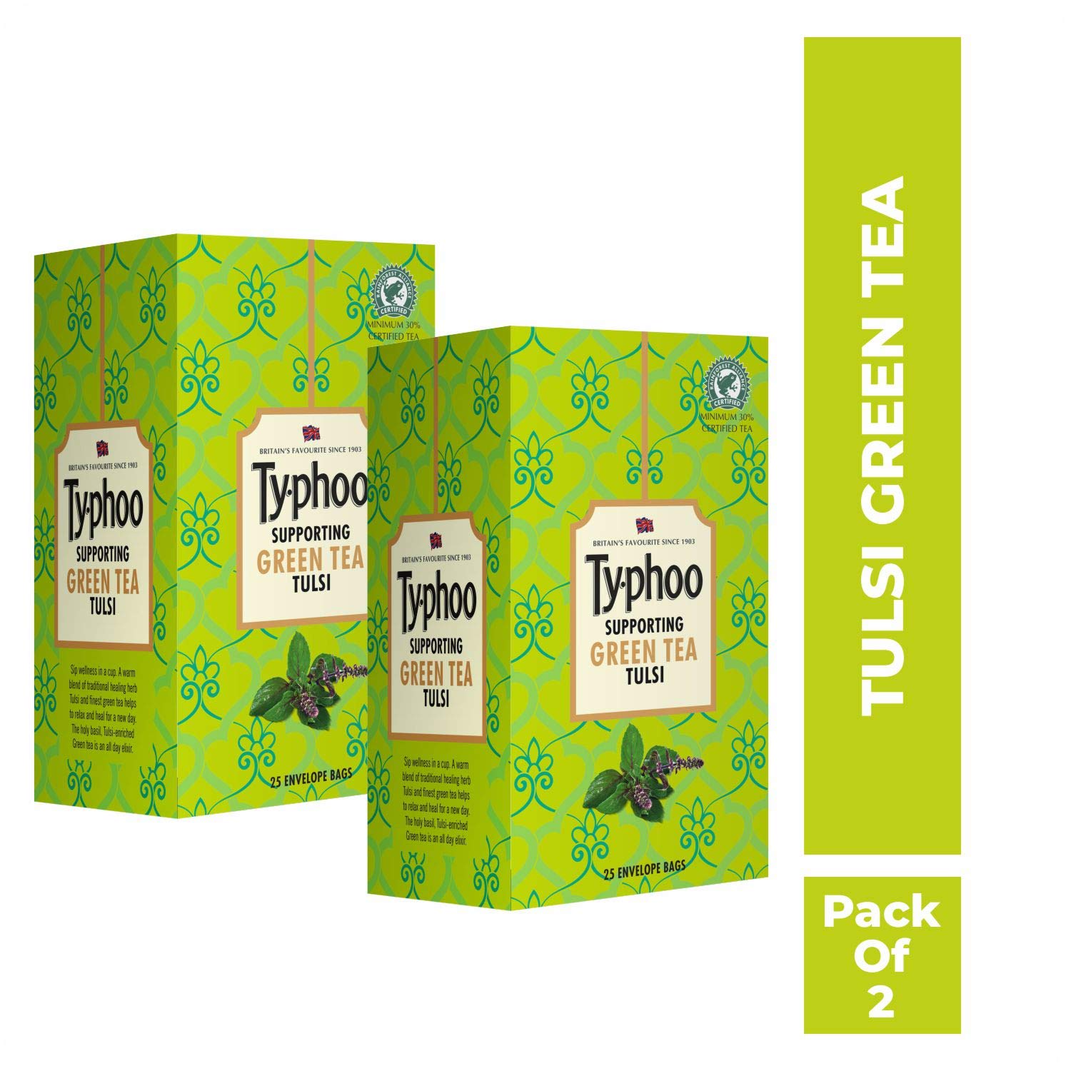 See full amazon price history chart for Typhoo Tulsi Green Tea 25 Tea Bags(Pack of 2) Typhoo Tulsi Green Tea 25 Tea Bags(Pack of 2) (B07L3XXM1K) Amazon Price History, Amazon Price Tracker