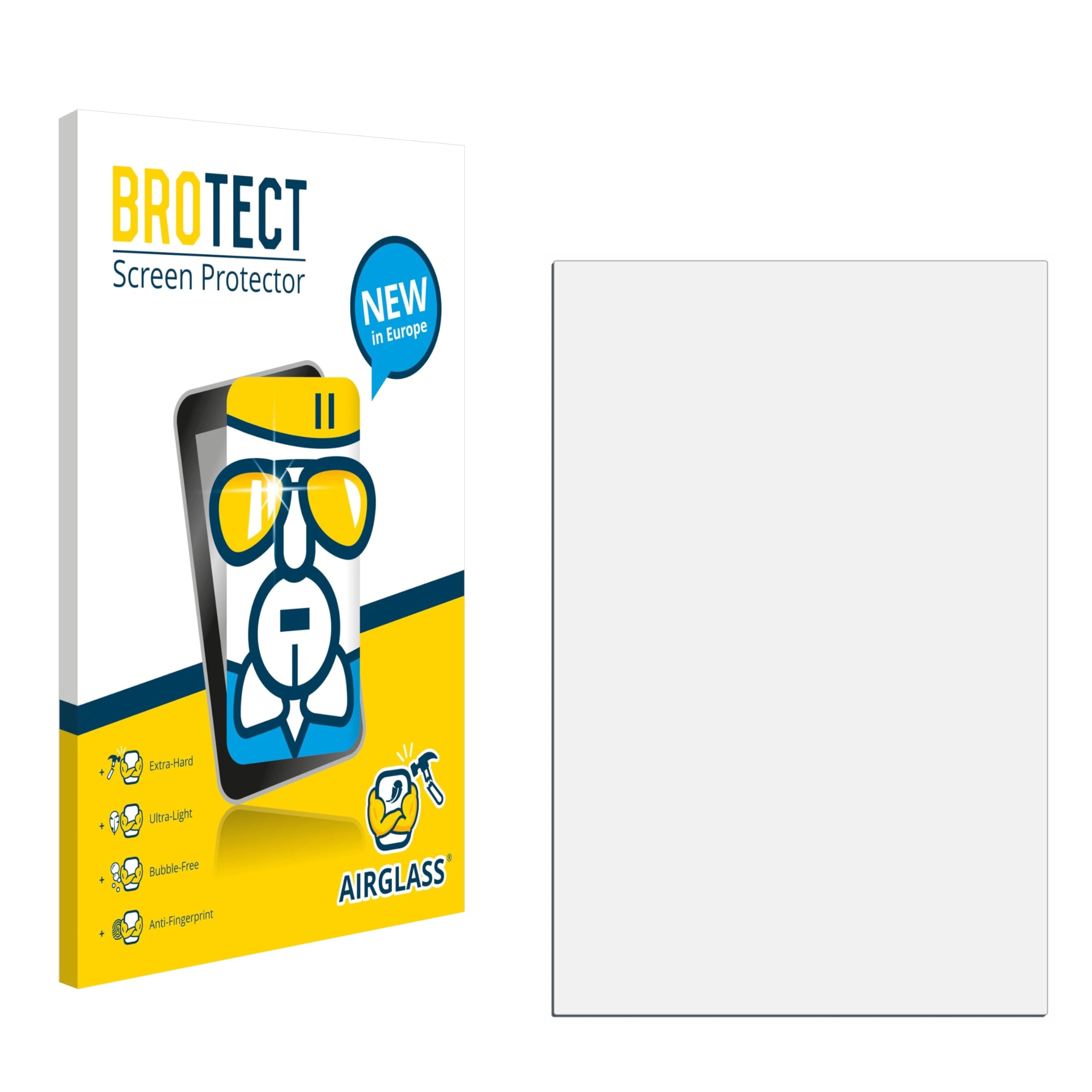brotect Glass Screen Protector Film Compatible with Archos 24Y Vision - Glass-Foil 9H Protection [Scratch Resistant, High Clarity]