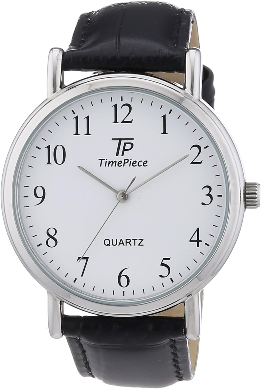 Time Piece TP Men's Quartz Watch Classic TPGA-32336-13L with Leather Strap