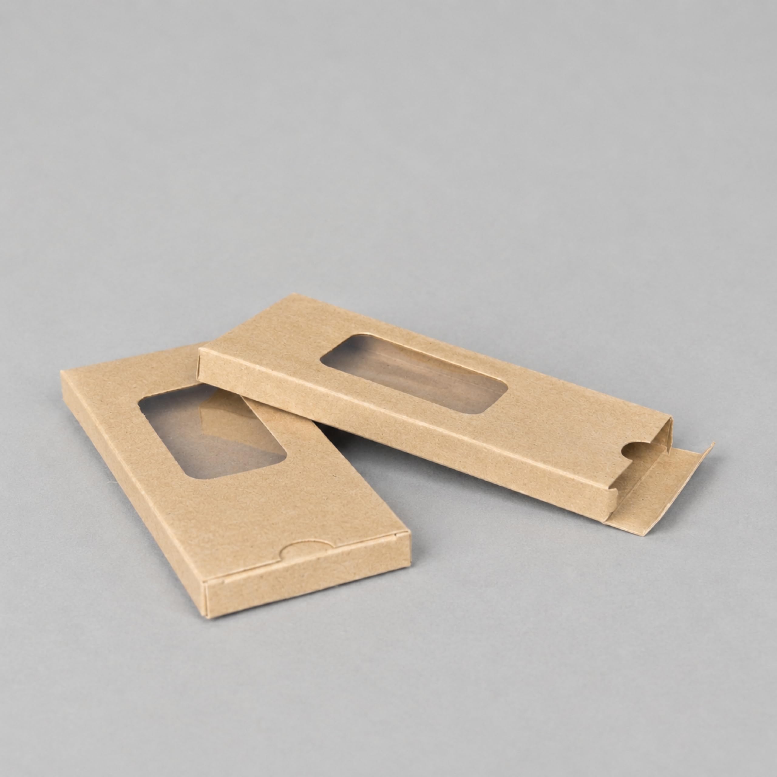 BOXWALE Tealight Candle Packaging Box | 18.5 x 7.5 x 1.5 cm | Window Packaging Sleeve For Insane Sticks, Pencil, Chocolste etc | Eco-Friendly Kraft Paper Box (Pack of 40)-image-30