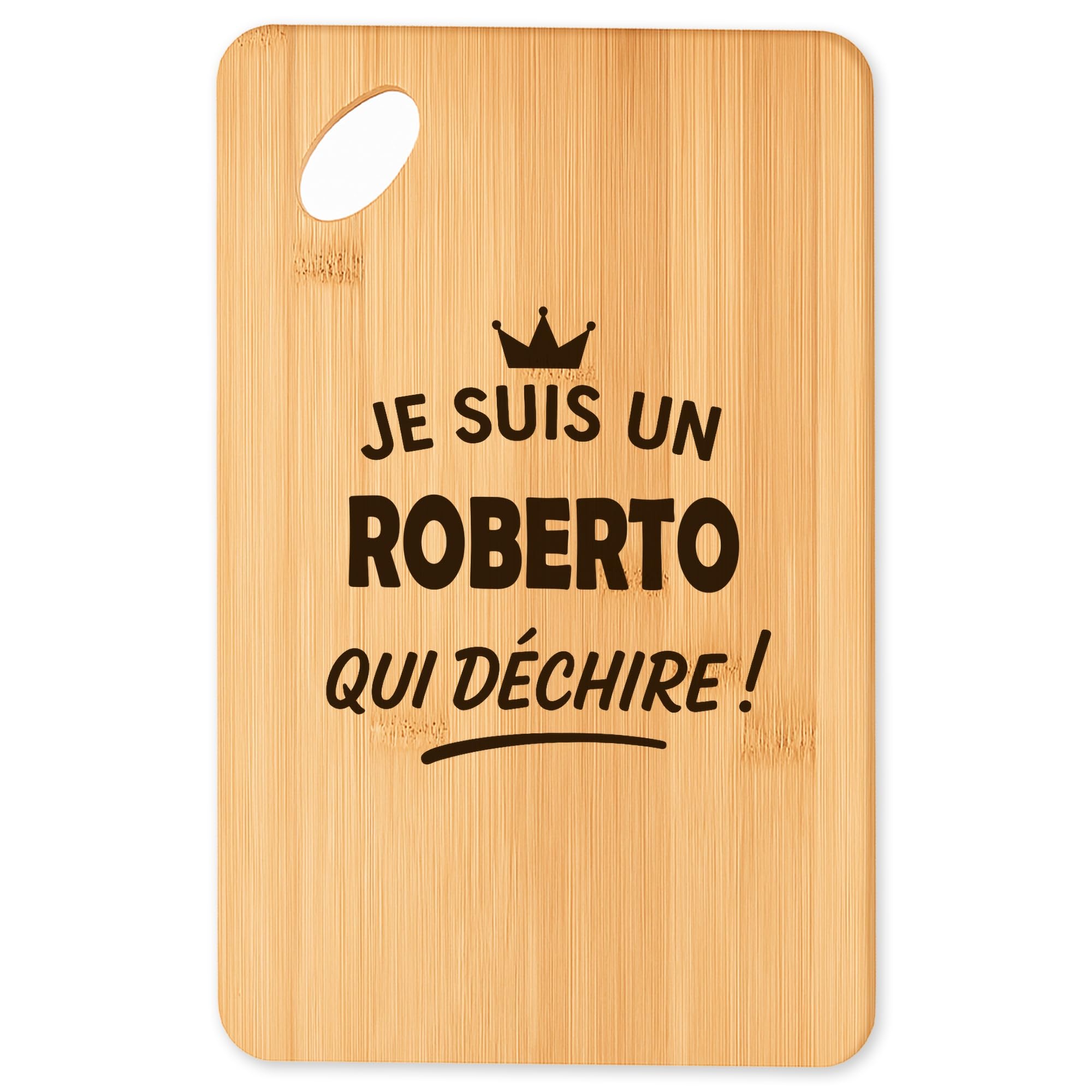 Plateau apéro en bambou robuste et planche à découper multifonction