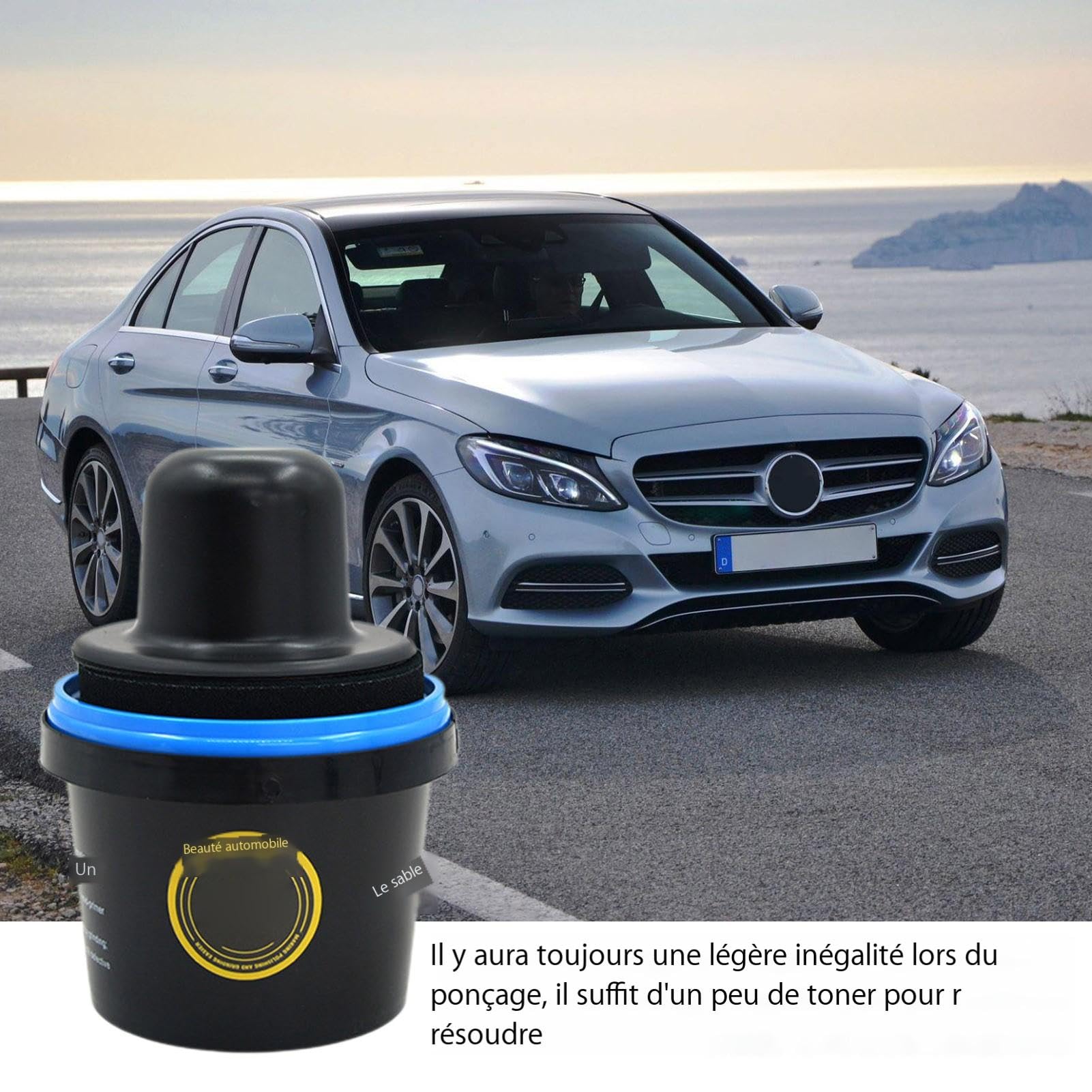 Auto Body Guide Coat Powder | Leak-Proof Dry Guide Coat For Auto Body Sanding | Multipurpose Sanding Guide Powder With Handle For Car And Wood Polishing, Tools For Vehicle Restoration