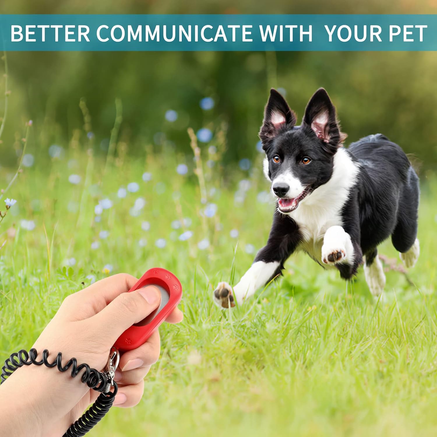 MASBRILL Clicker Training for Dogs, 4 Pack Dog Training Clicker with Wrist Strap,Dog Clicker for Training,Lightweight Easy to Use,Pet Training Clicker for Cats Puppy Bird Horse Behavioral Training : MASBRILL : Pet Supplies