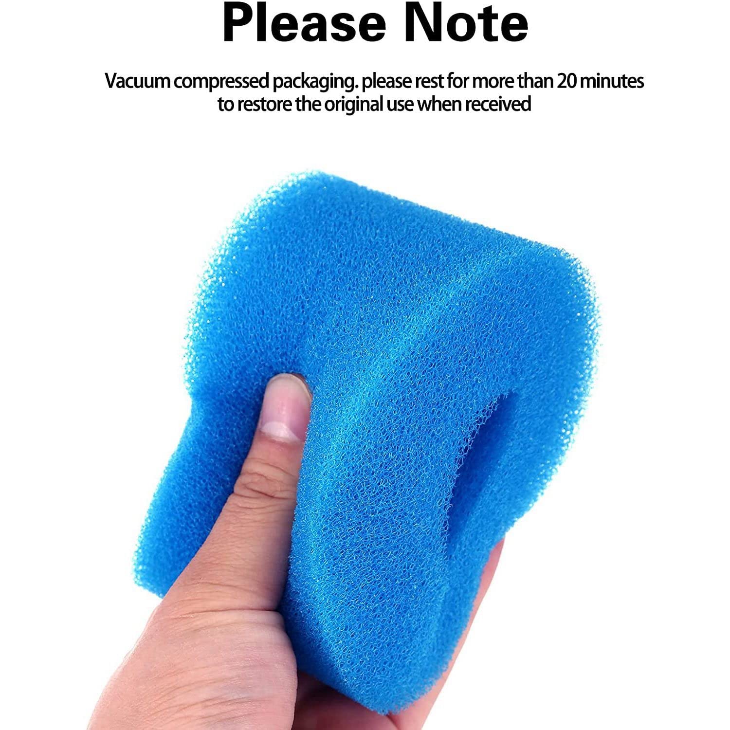 16 pz per Pure Cartuccia filtrante riutilizzabile in schiuma lavabile per vasca idromassaggio, tipo