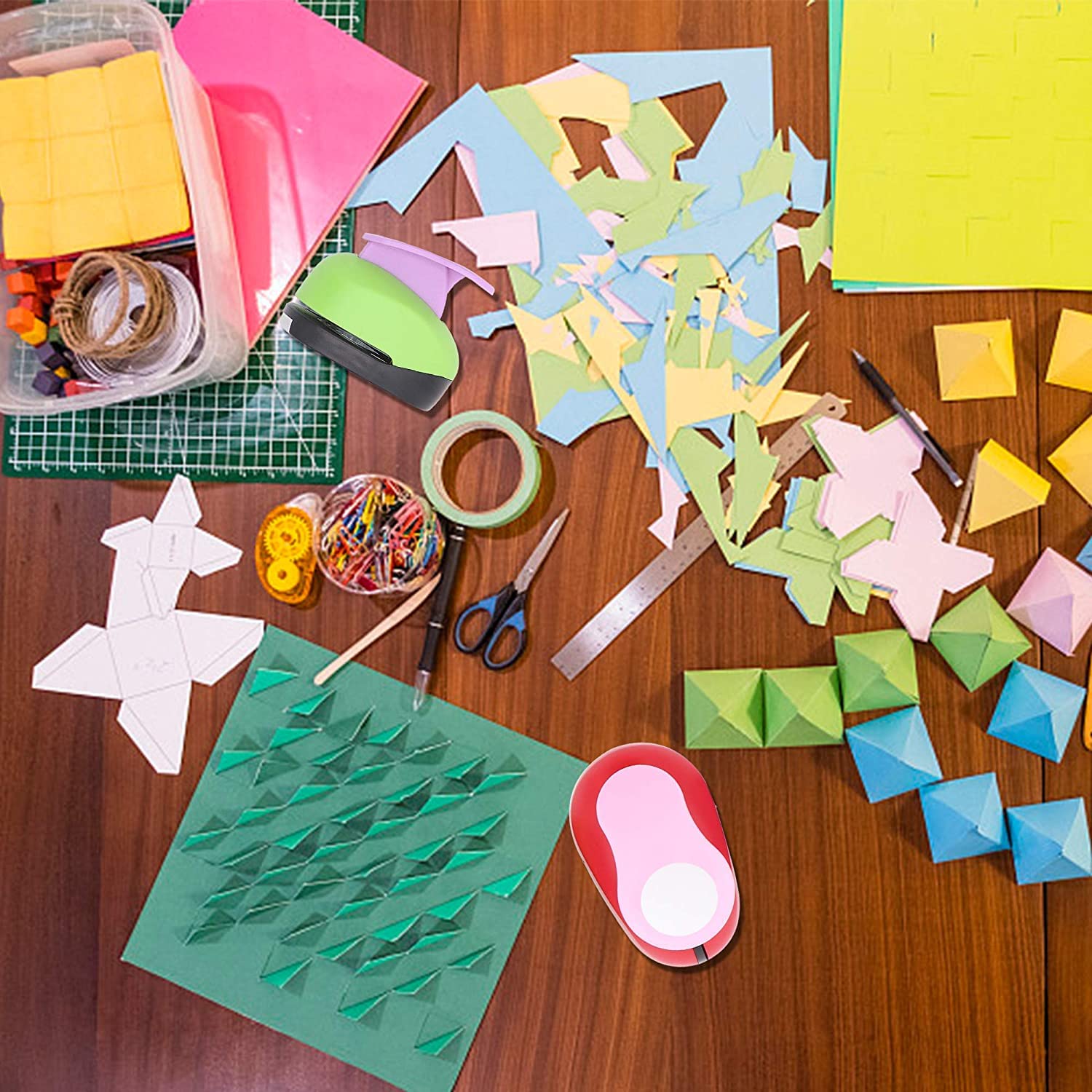 Kit De 4 Emporte-pièces Ronds - Tailles 8, 16, 25 Et 38 Mm - Pour Scrapbooking, Bricolage Et Activités Créatives