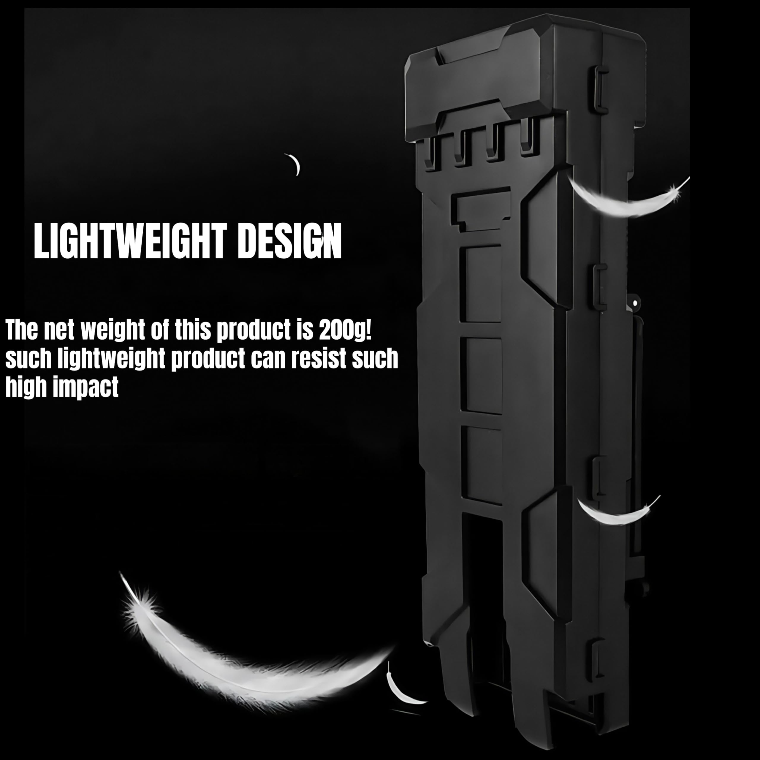 ACEXIER Portacargador táctico Molle para 10 Cartuchos de Calibre 12, Soporte para Recarga, Bolsa para munición, Airsoft y Paintball