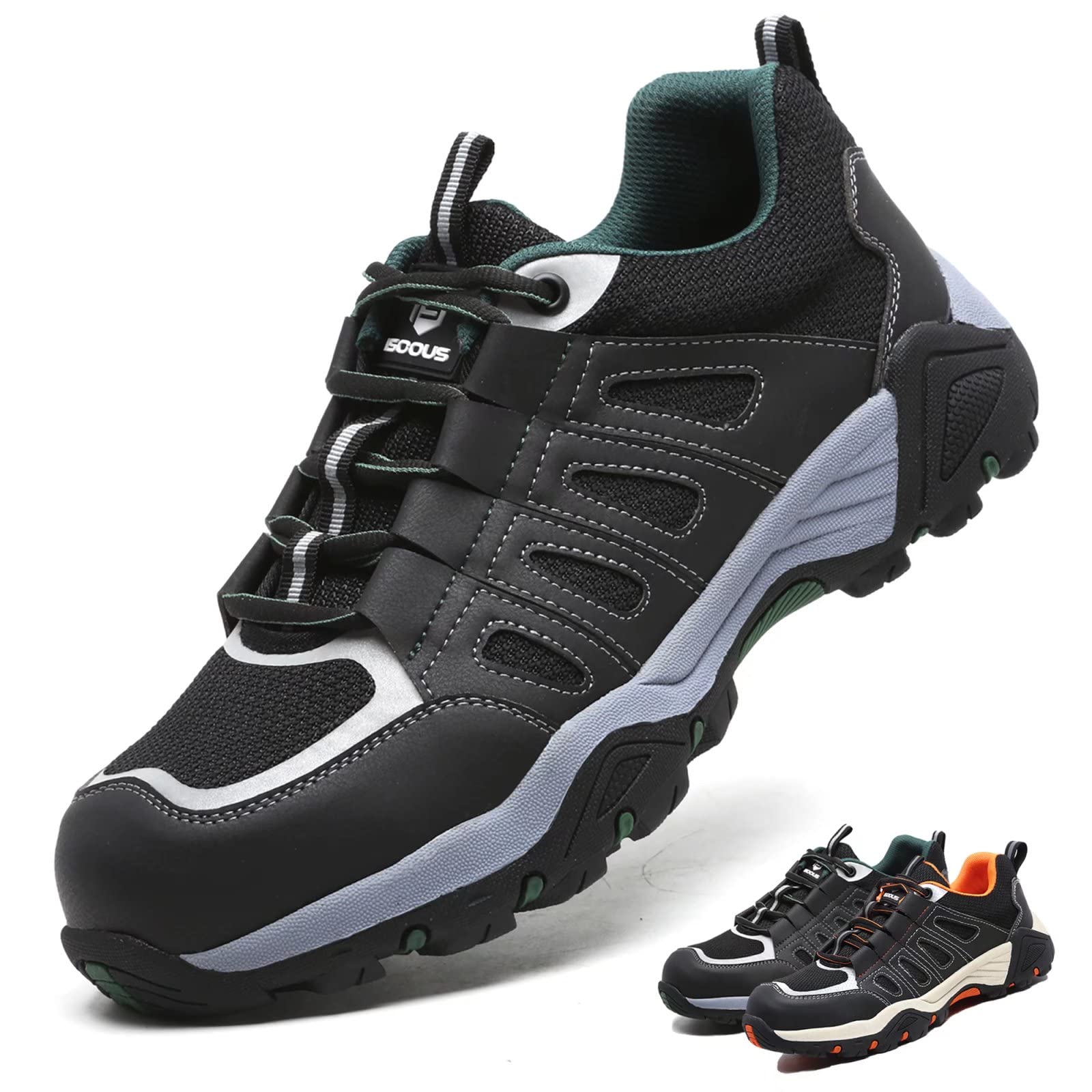 Scarpe Antinfortunistiche Uomo Donna Scarpe da Lavoro Leggere Traspiranti Scarpe da Cantiere con Punta in Acciaio